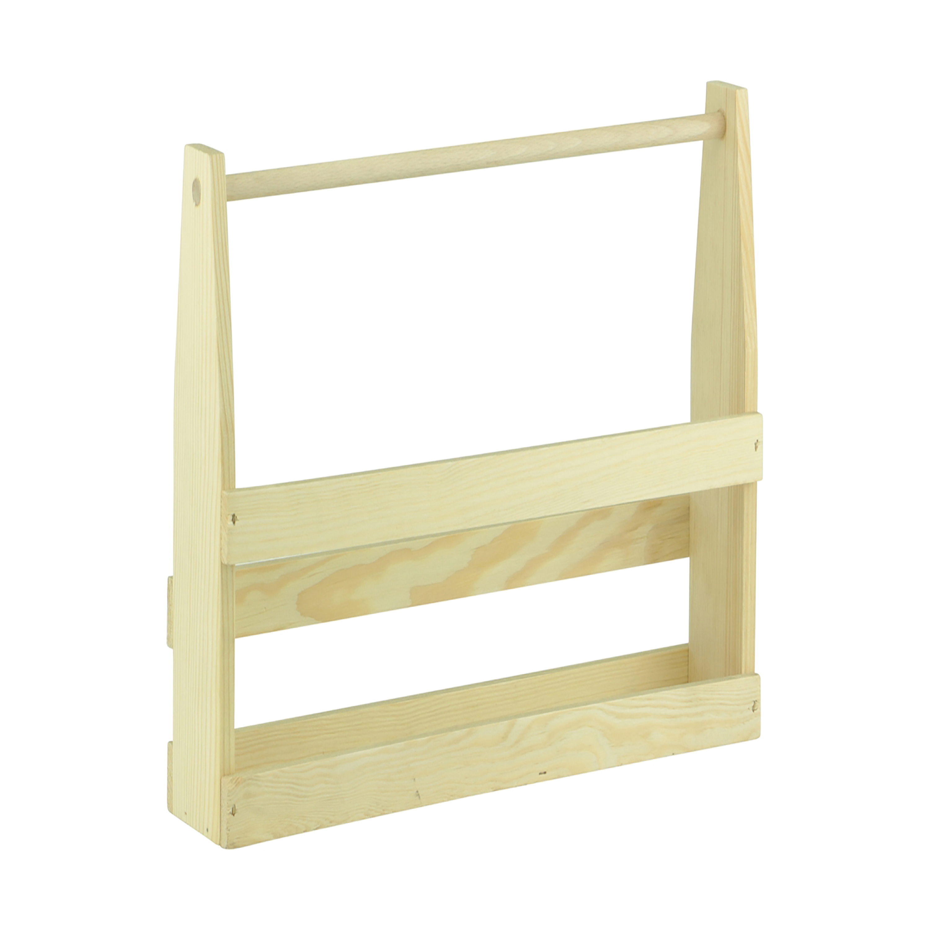 Afbeeldingen van Ds à 10 houten rek voor 6 flesjes (0,33ltr)