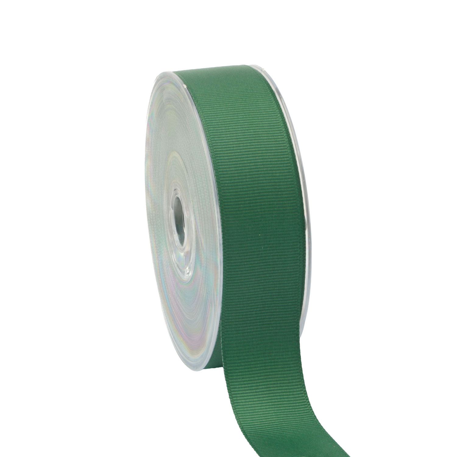 Afbeeldingen van Rol dubbel gros grain riblint 25 mm 20 mtr donkergroen
