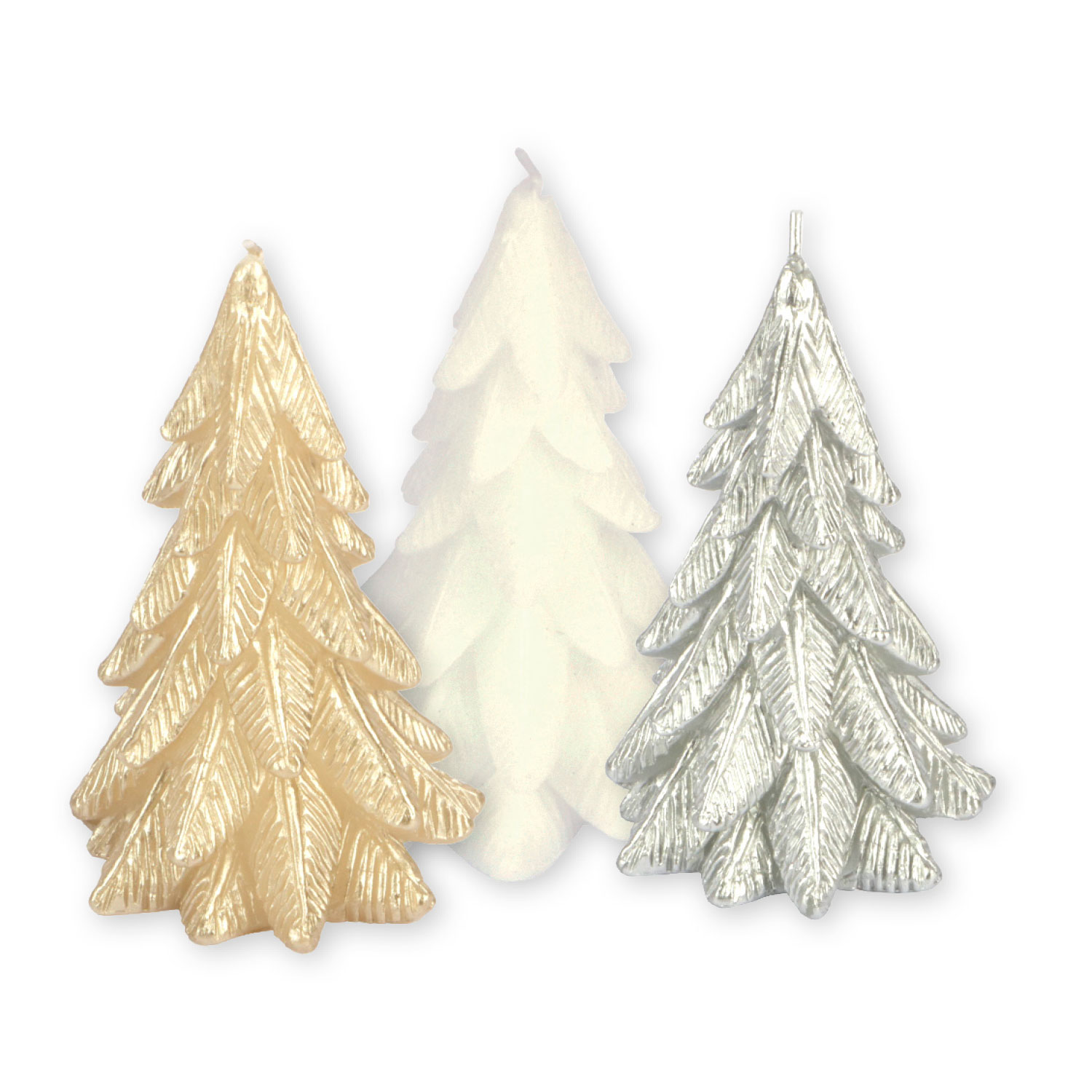 Afbeeldingen van Kerstboomkaars 12 cm assorti