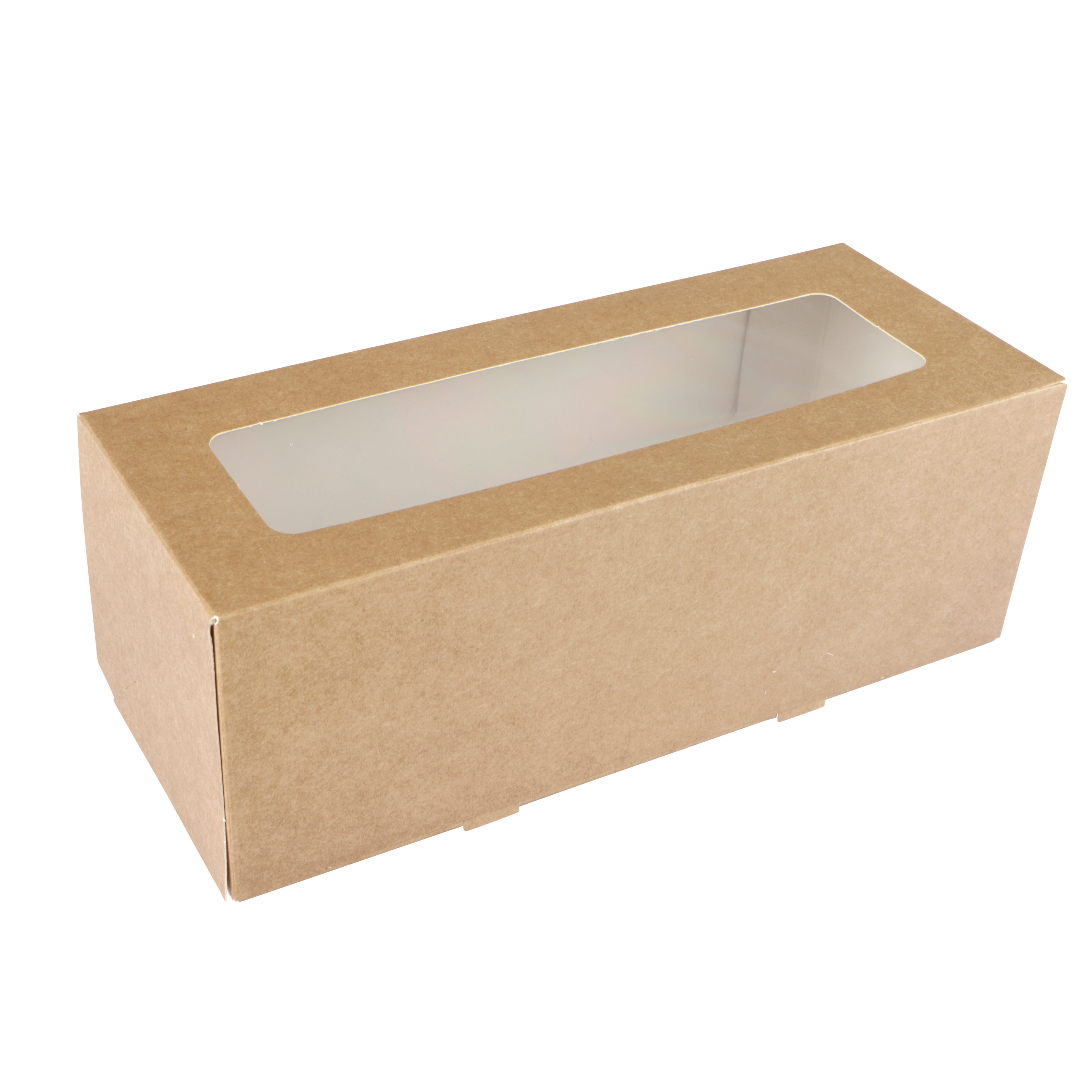 Afbeeldingen van Ds à 50 vensterdoos 25x10x9 cm kraft