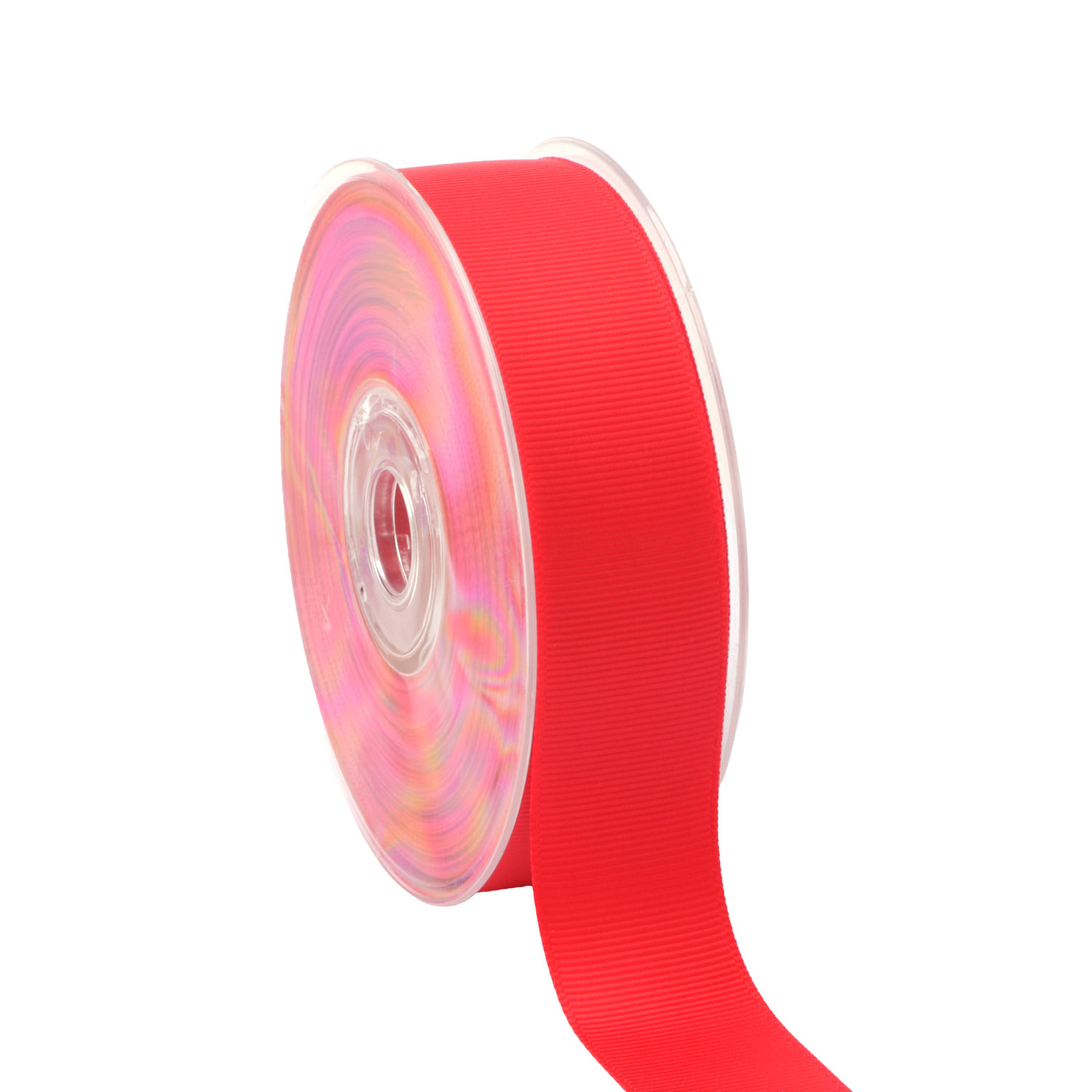 Afbeeldingen van Rol dubbel gros grain riblint 25 mm 20 mtr rood
