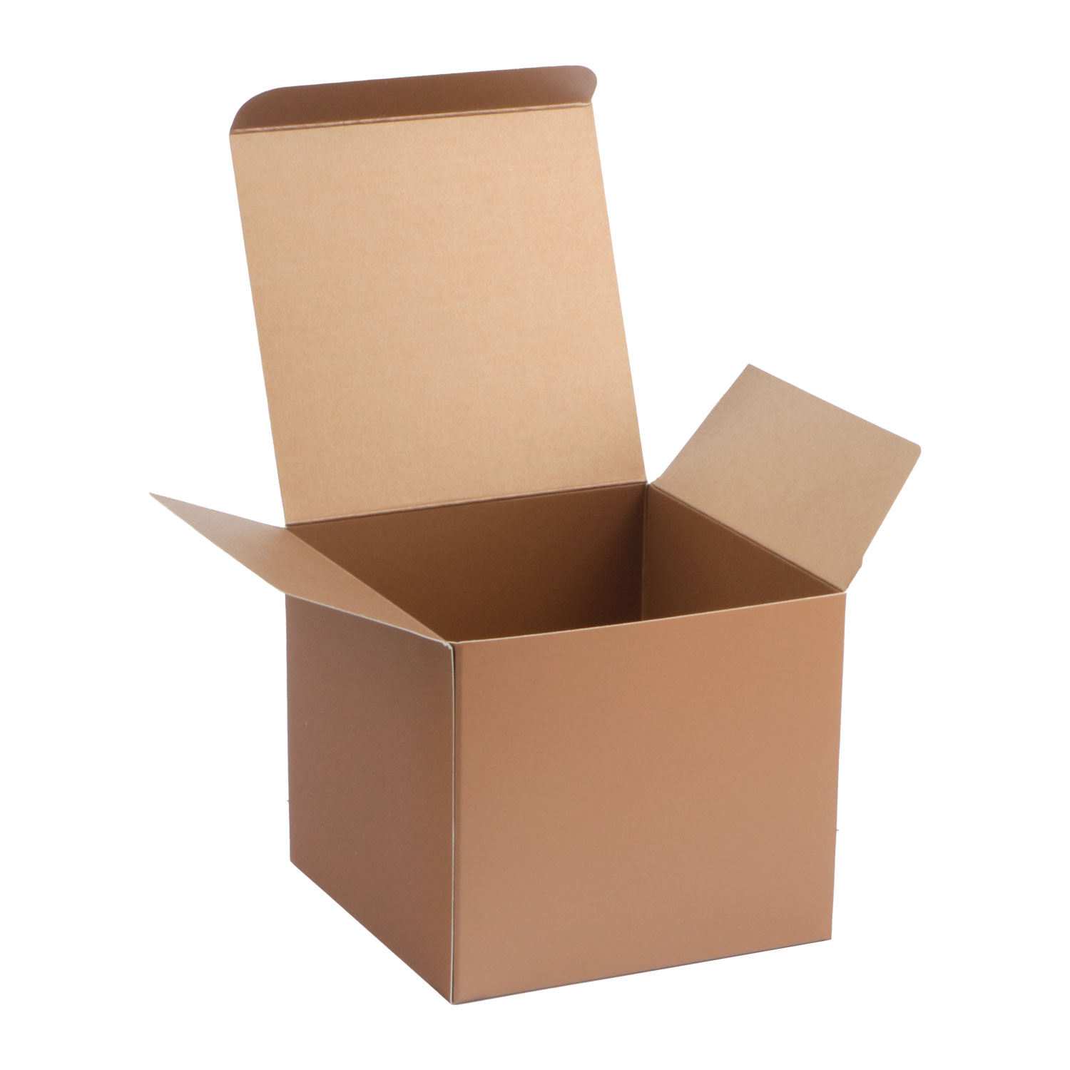 Afbeeldingen van Ds à 50 kubus klepdoosje 500 gram brons mat