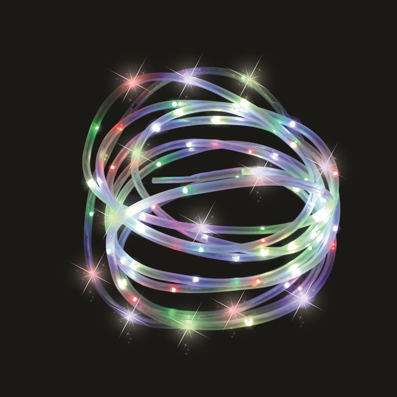 Afbeeldingen van Lichtsnoer 50 led lampjes wisselende kleuren, 5 mtr (ucl)