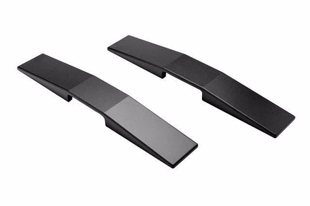 Afbeeldingen van Set à 2 voetsteun zwart legro (uc)