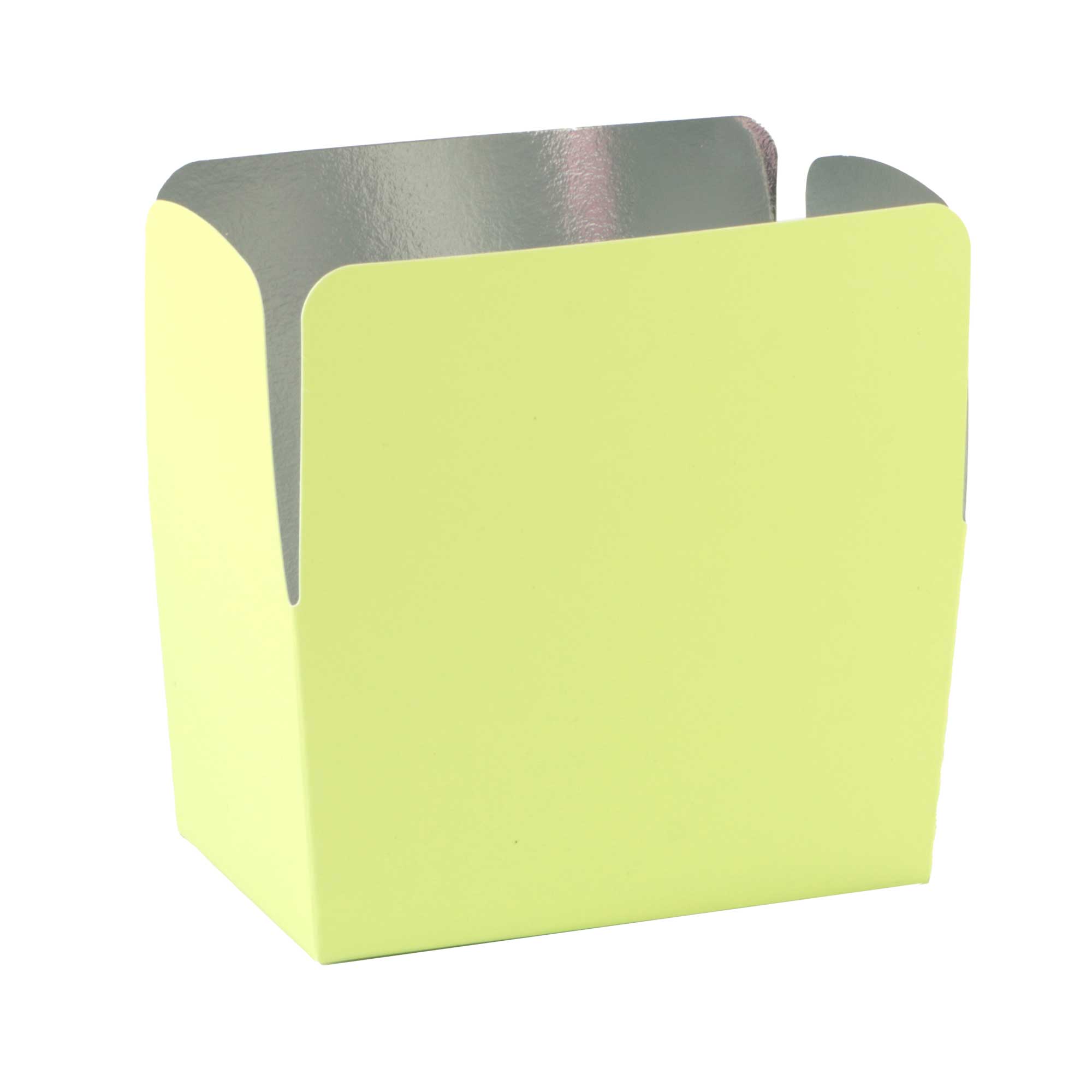 Afbeeldingen van Pak à 24 luxe bonbondoos 250 gram hoog pastel groen