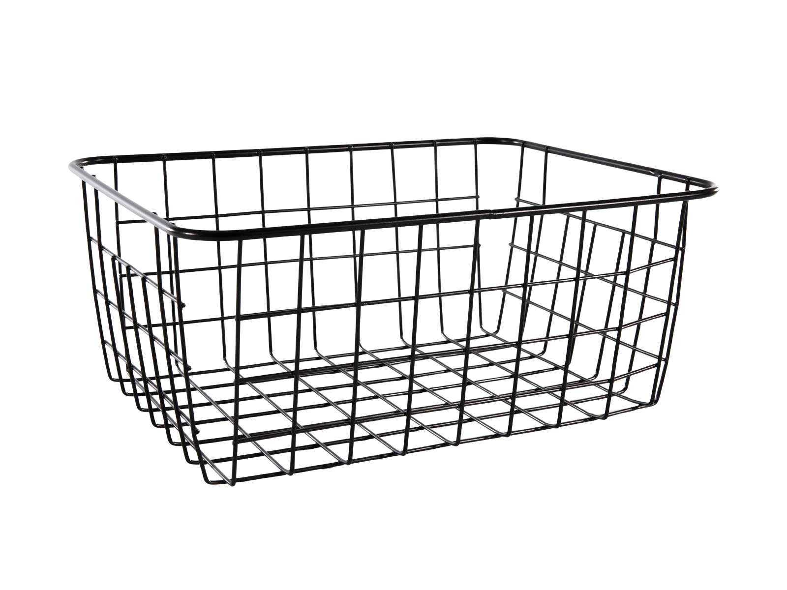 Afbeeldingen van Draadmand 24x18x10 cm mat zwart