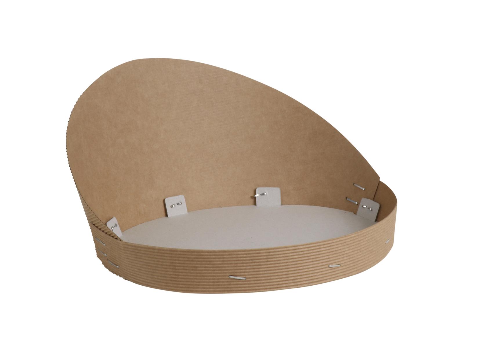 Afbeeldingen van Pak à 10 fruitschaal ovaal 30 cm met kap 