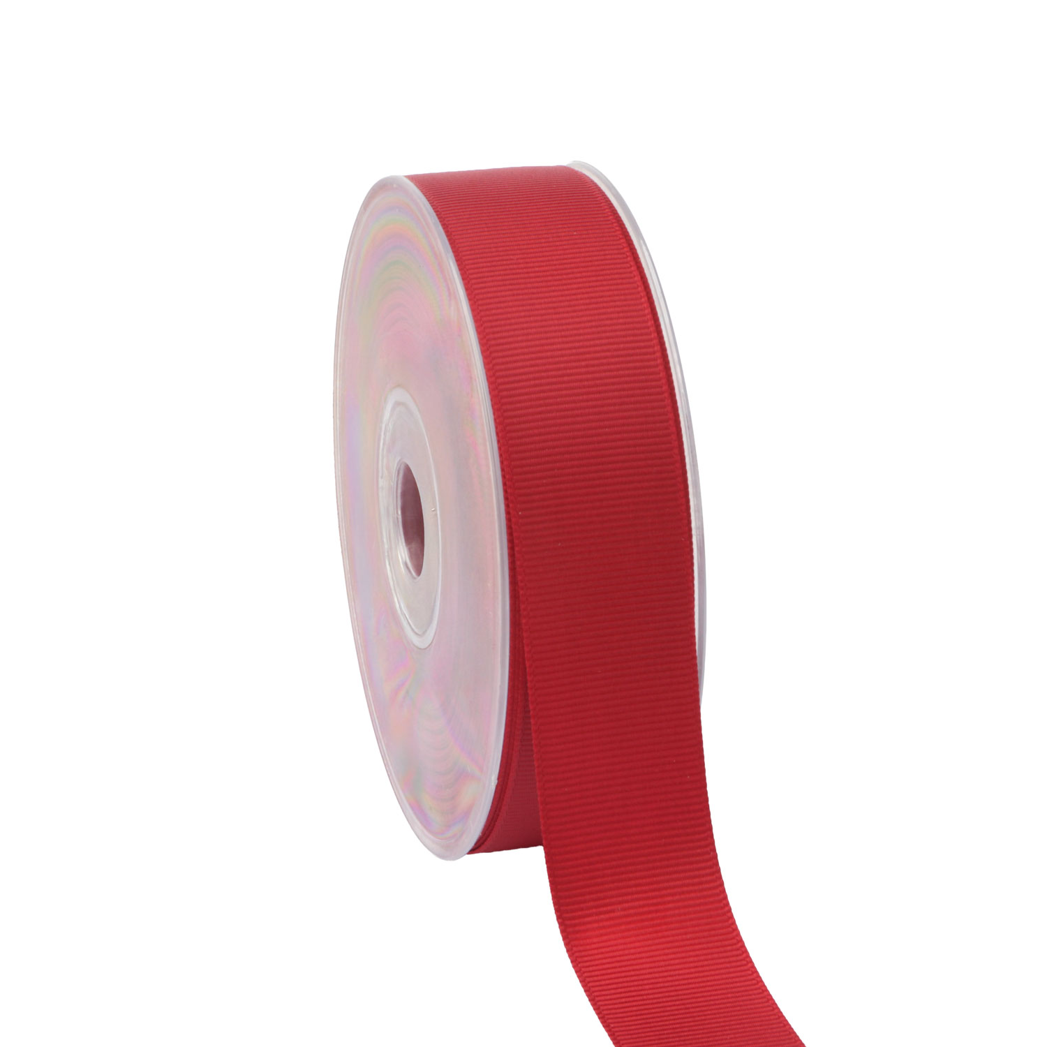 Afbeeldingen van Rol dubbel gros grain riblint 25 mm 20 mtr bordeauxrood