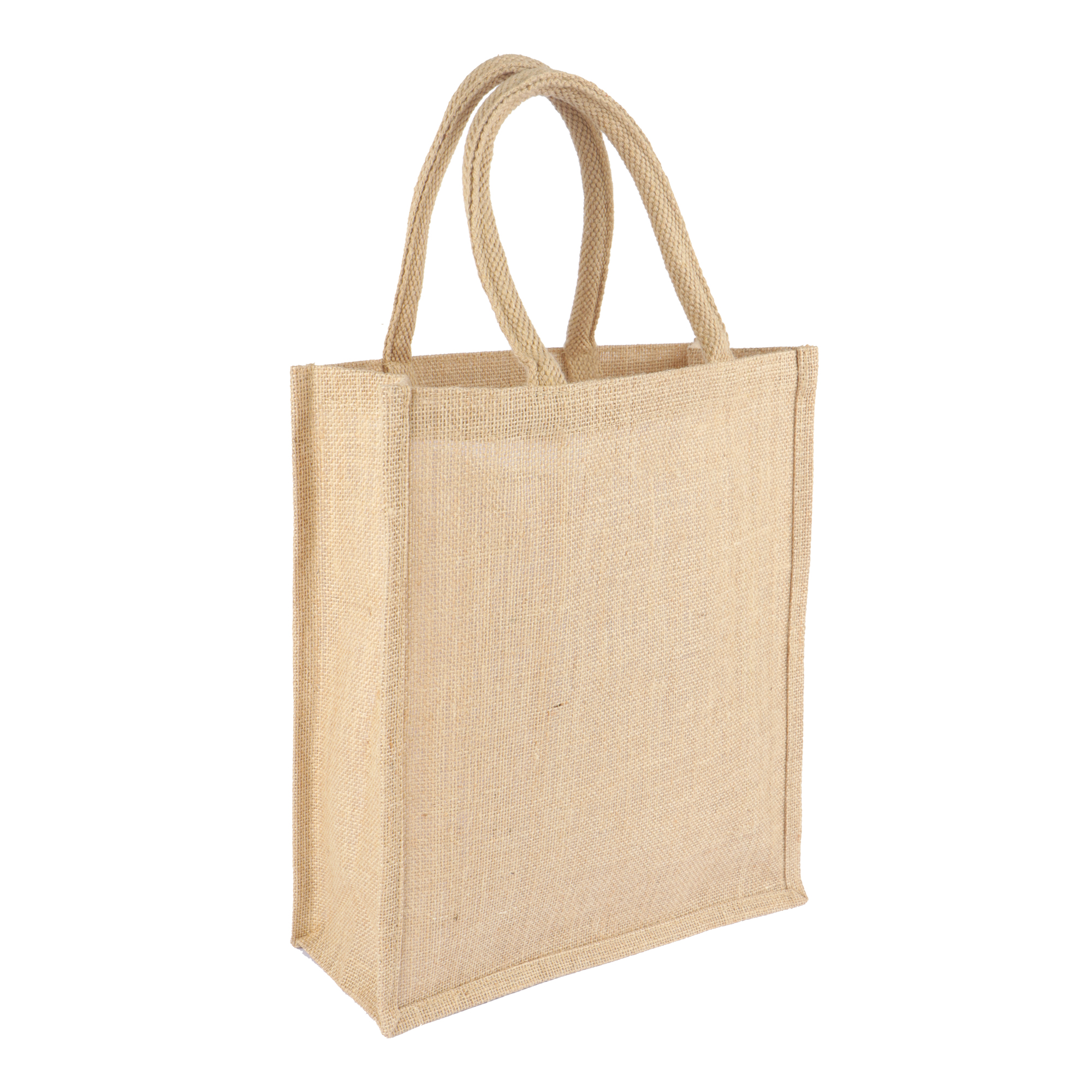 Afbeeldingen van Eco jute trendy tas 31+13x35 cm