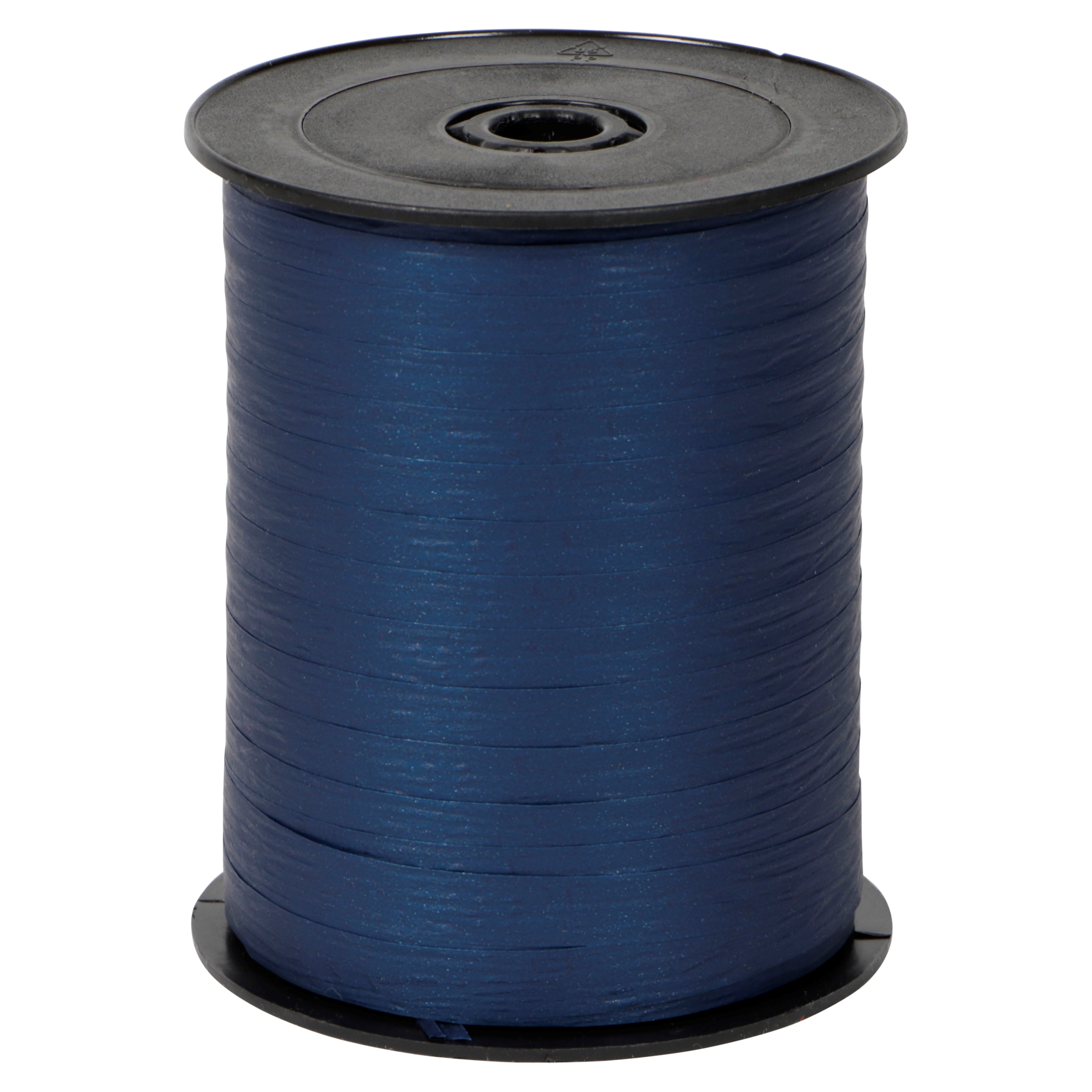 Afbeeldingen van Rol krullint paperlook 10 mm 250 mtr donkerblauw