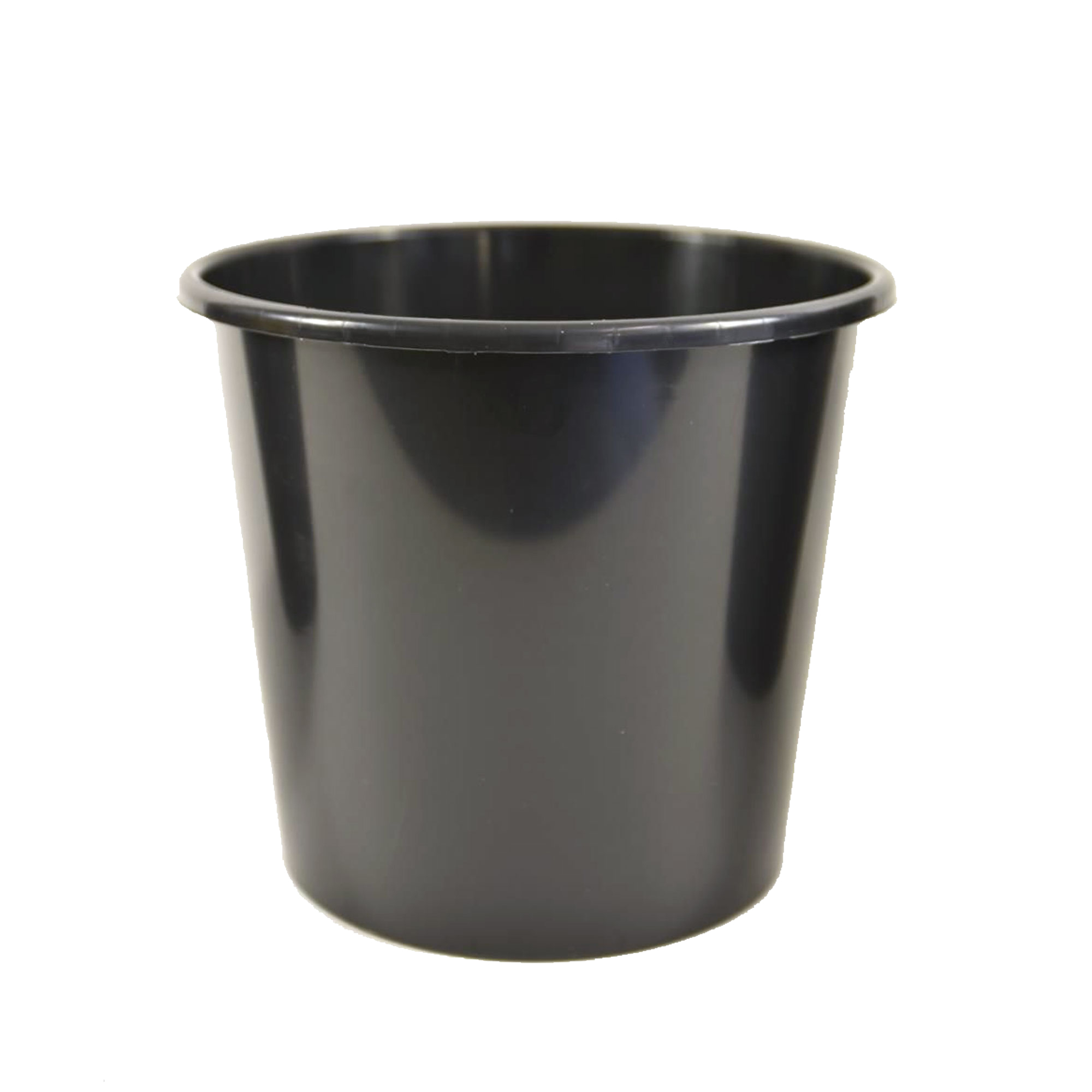 Afbeeldingen van Zwarte kunststof emmer 23x20 cm