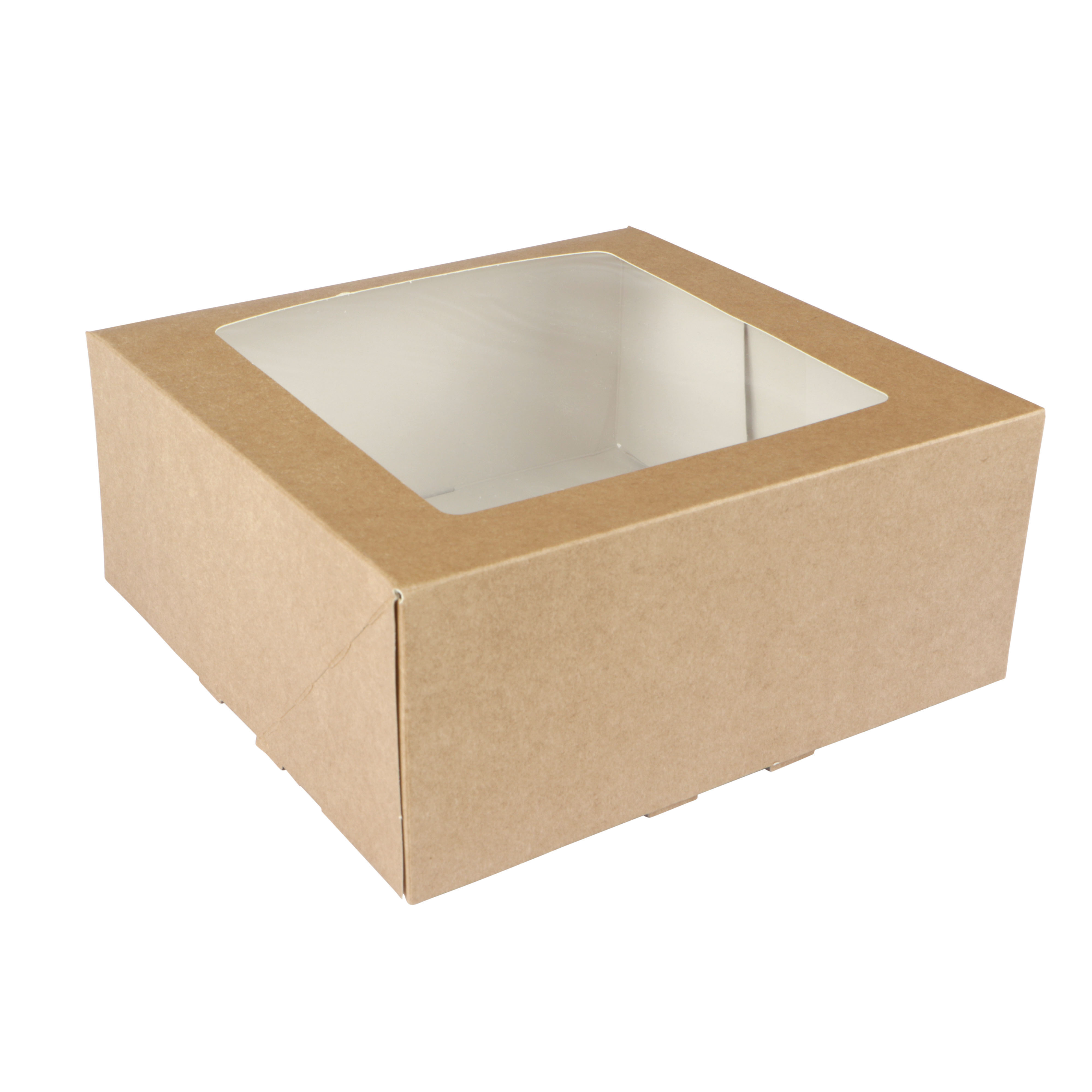 Afbeeldingen van Ds à 50 vensterdoos 21x21x9 cm kraft