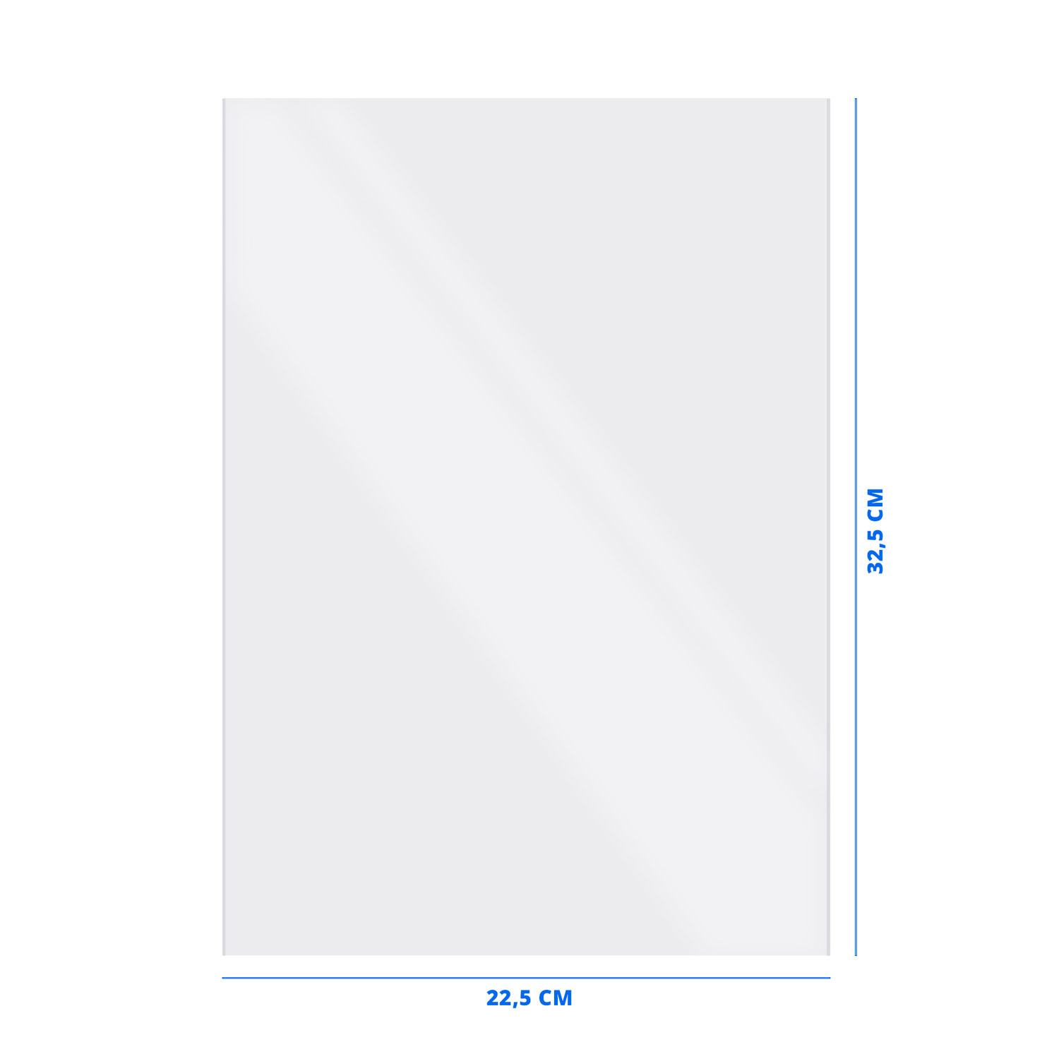 Afbeeldingen van Pak à 1000 pp zak 22,5x32,5 cm vlak 004