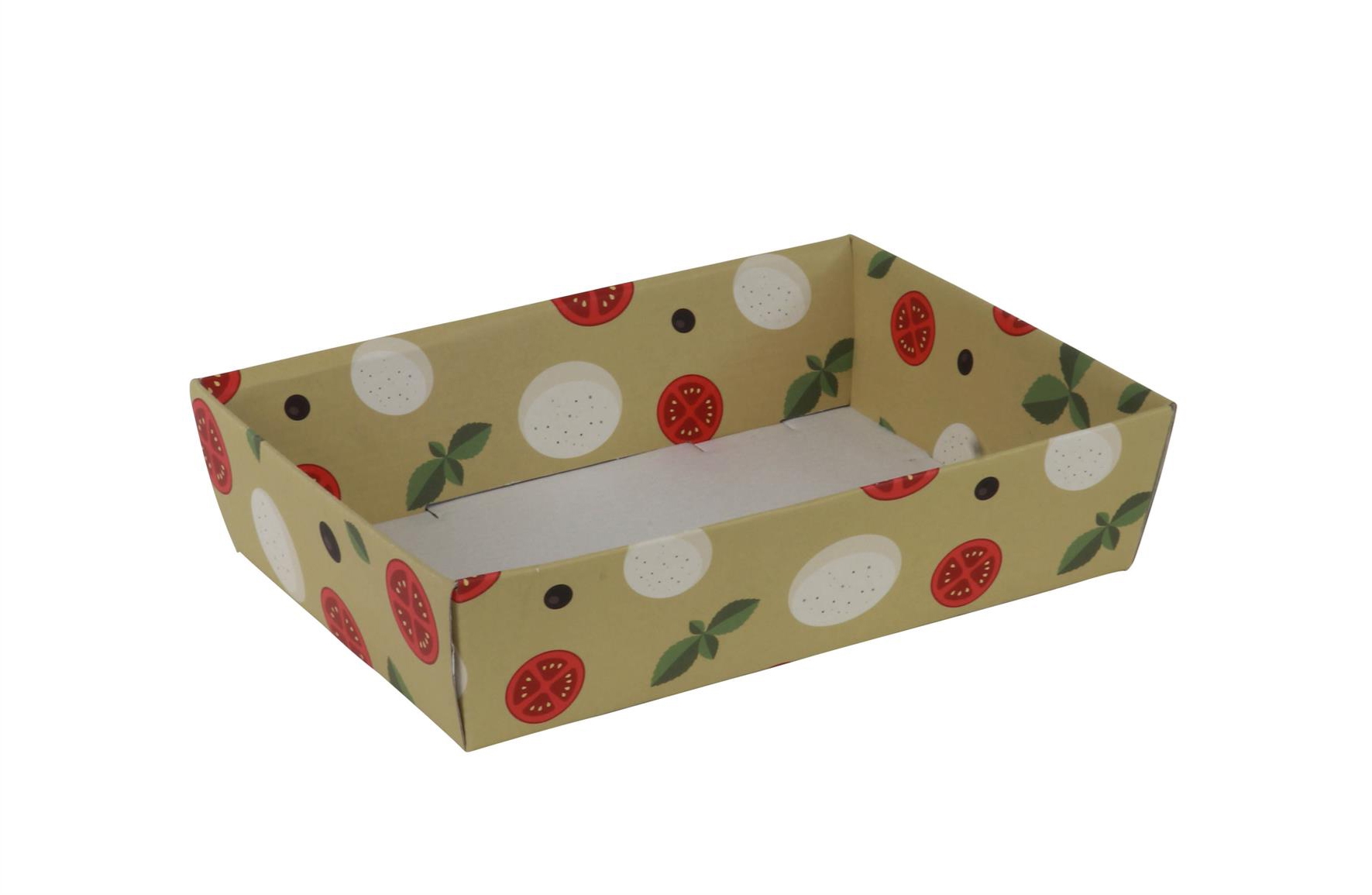 Afbeeldingen van Ds à 25 kartonnen bak 23x16x5,8 cm Mediterraan