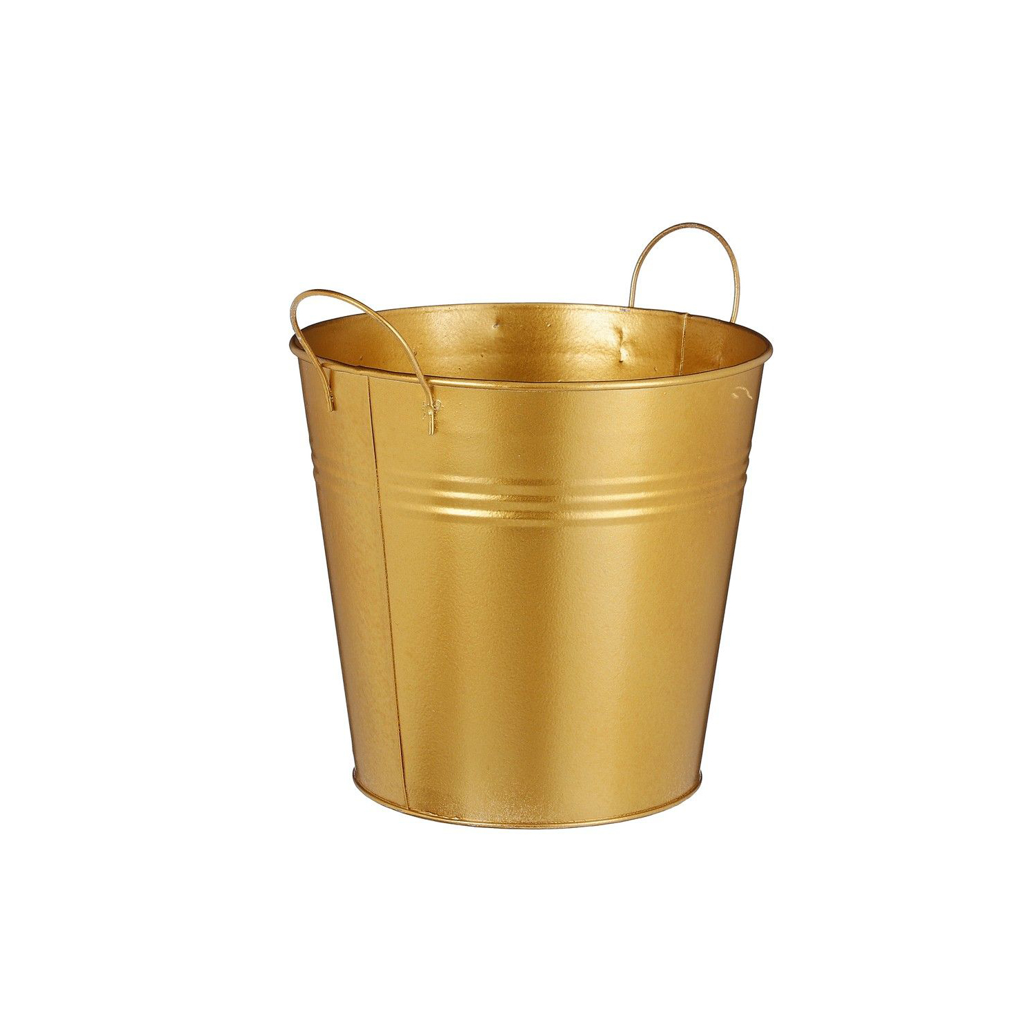 Afbeeldingen van Emmer 22/14,5x21 cm met grepen goud