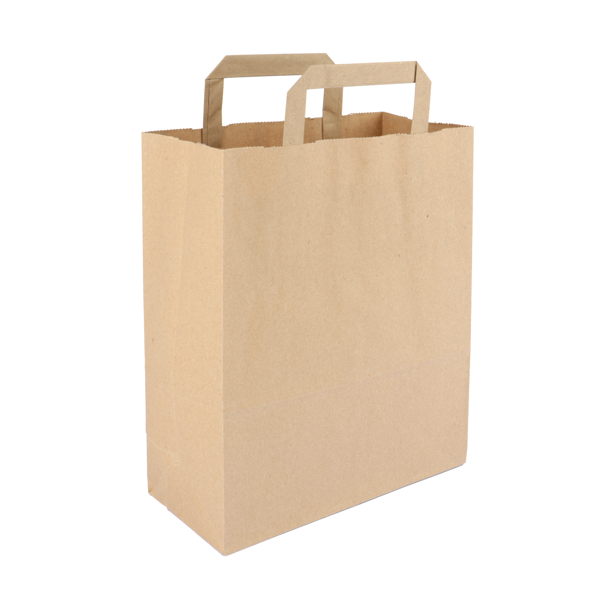 Afbeeldingen van Ds à 250 papieren tas bruin 22+10x28 cm  