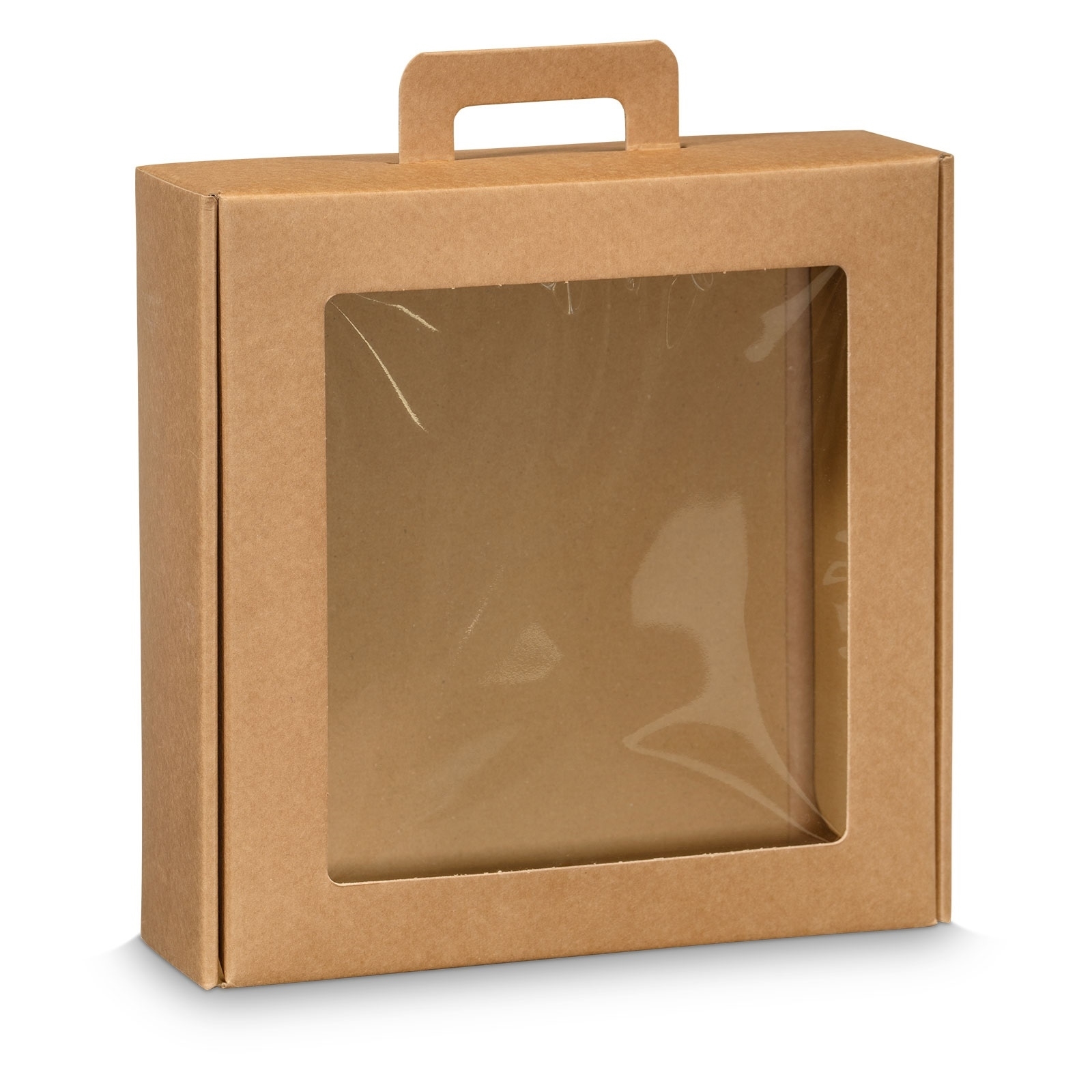 Afbeeldingen van Pak à 30 draagdoos 28x9x29 cm met venster (uc)