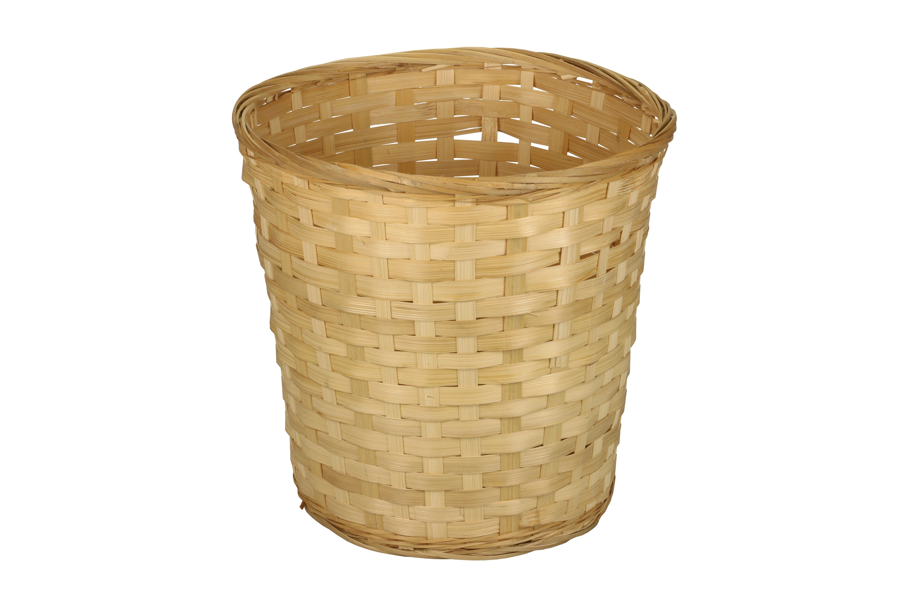 Afbeeldingen van Bamboe mand rond 25x24 cm