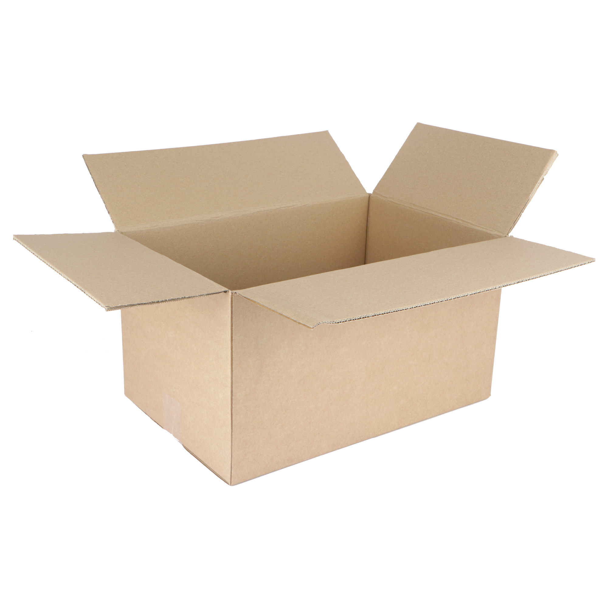 Afbeeldingen van Kartonnen doos 42x25x25 cm enkel golf