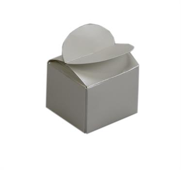 Afbeeldingen van Pak à 25 bonbondoos 1 bonbon wit 