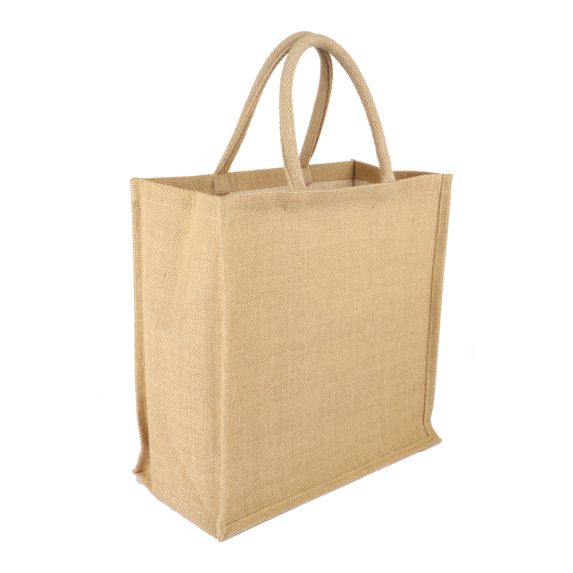 Afbeeldingen van Eco jute trendy tas 35+17x34 cm 