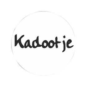 Afbeeldingen van Ds à 500 kado etiket ø3,9 cm Kadootje 