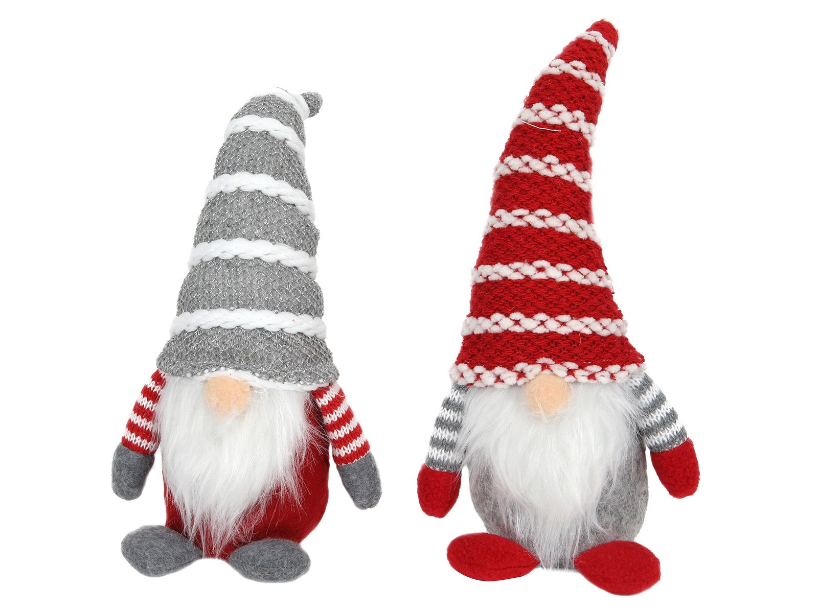 Picture of Gnoom 12 cm rood/grijs 2 assorti