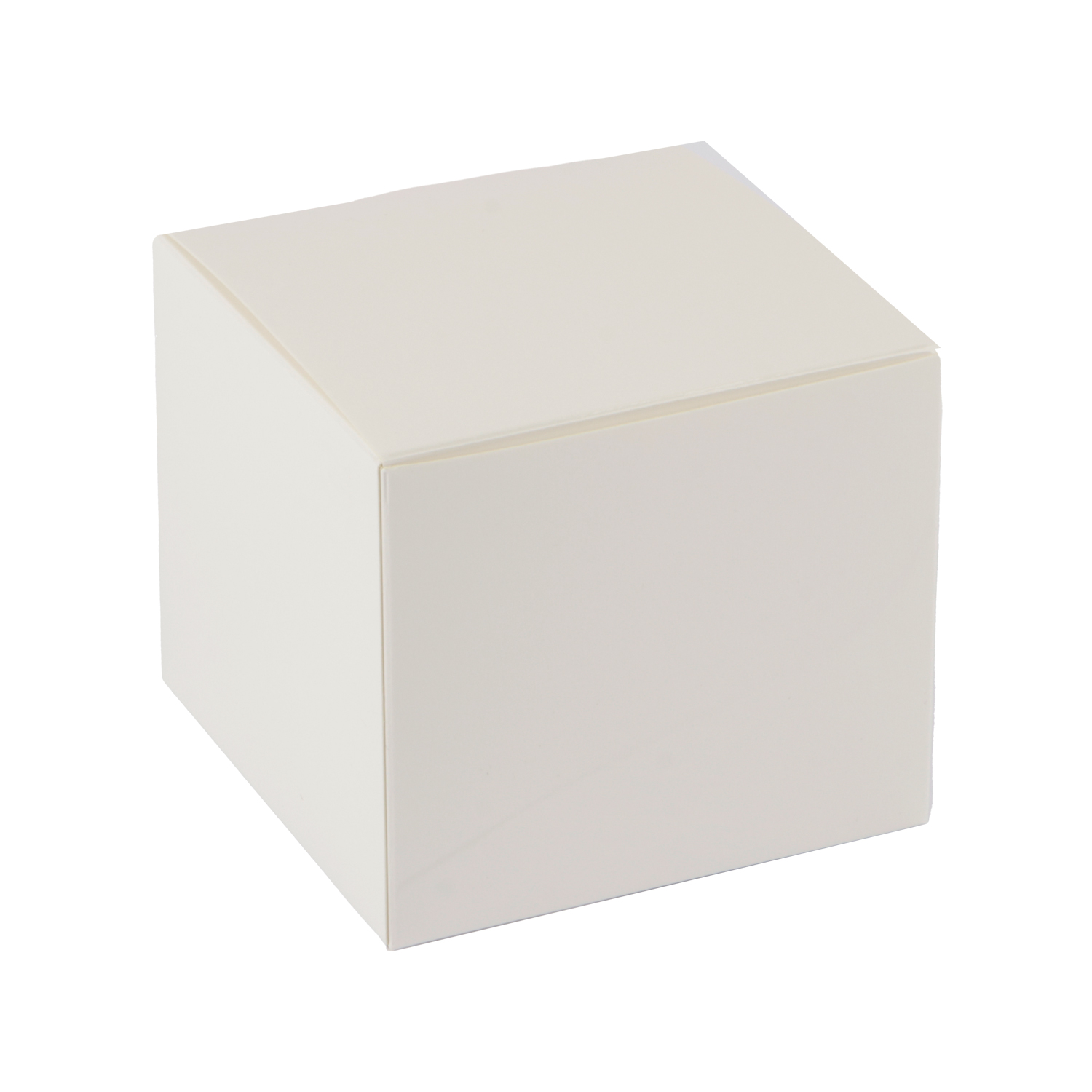 Afbeeldingen van Ds à 50 kubus klepdoosje 375 gram glans wit