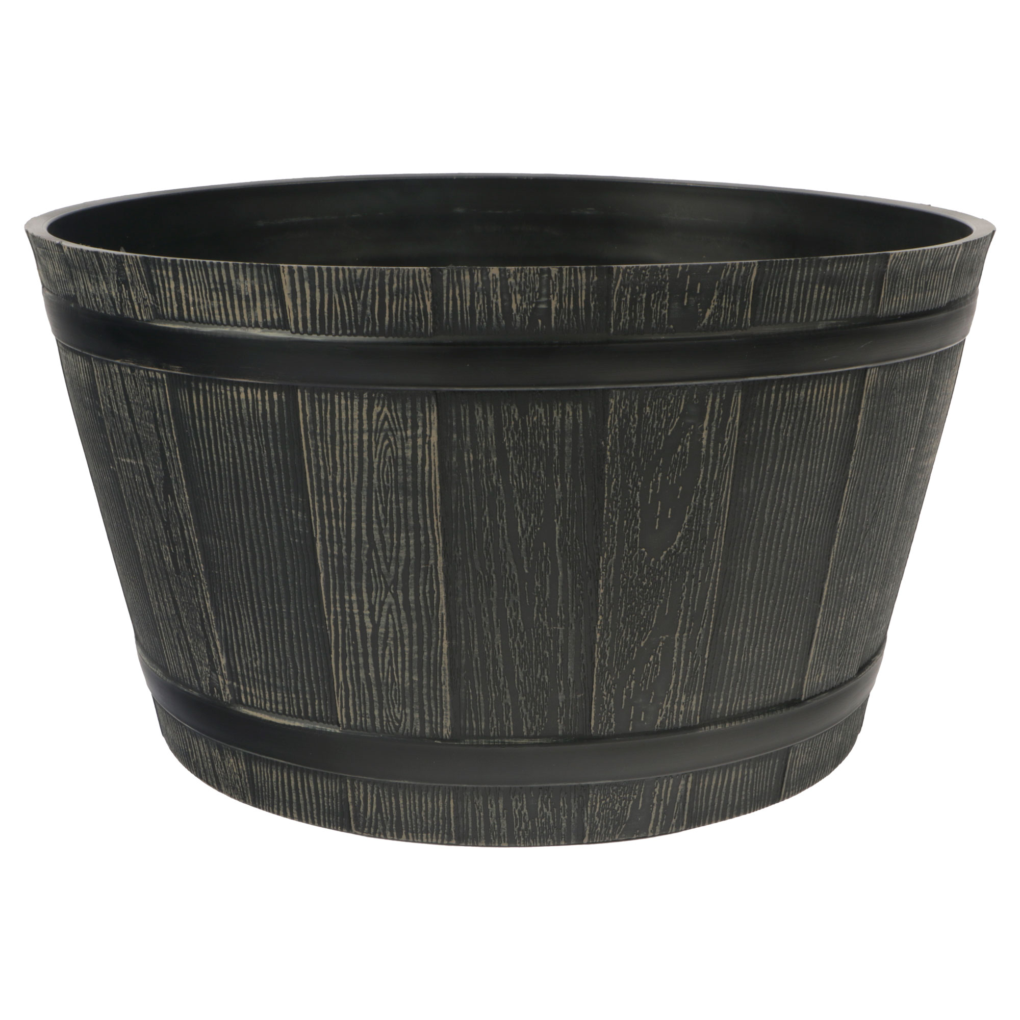 Afbeeldingen van Kunststof vat 39x22 cm houtdesign