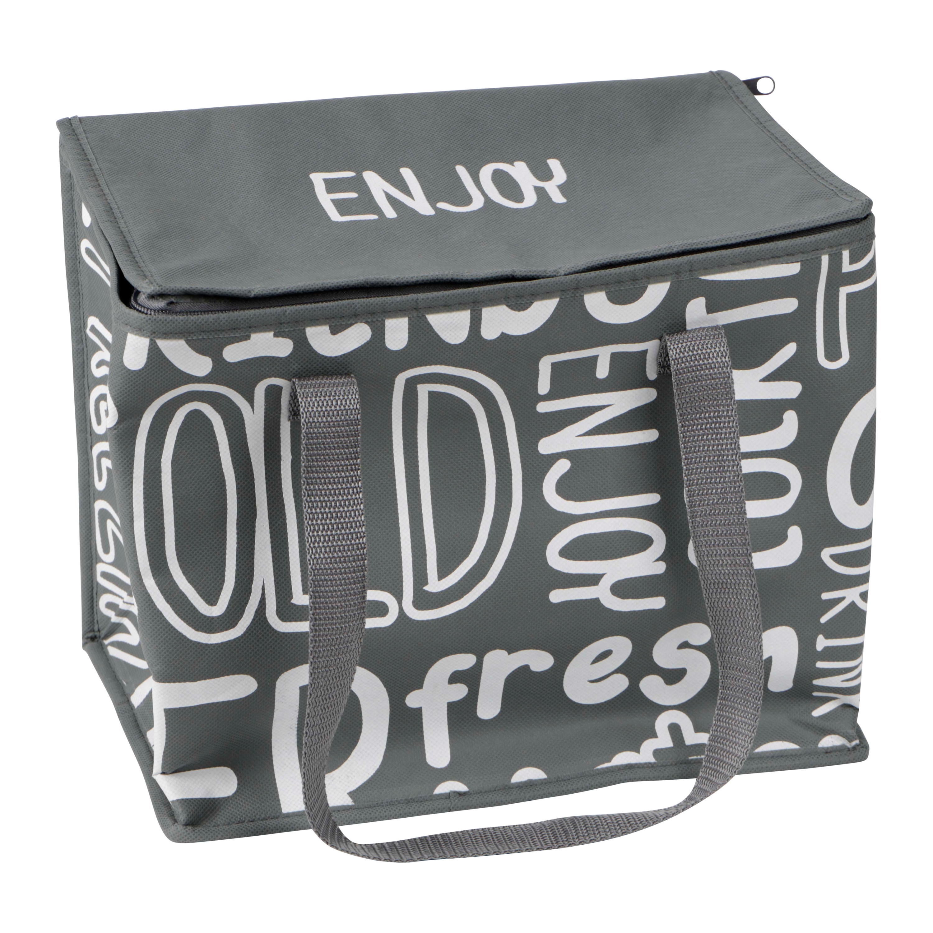 Afbeeldingen van Ds à 25 koeltas 32+23x27 cm grijs Keep it Cool