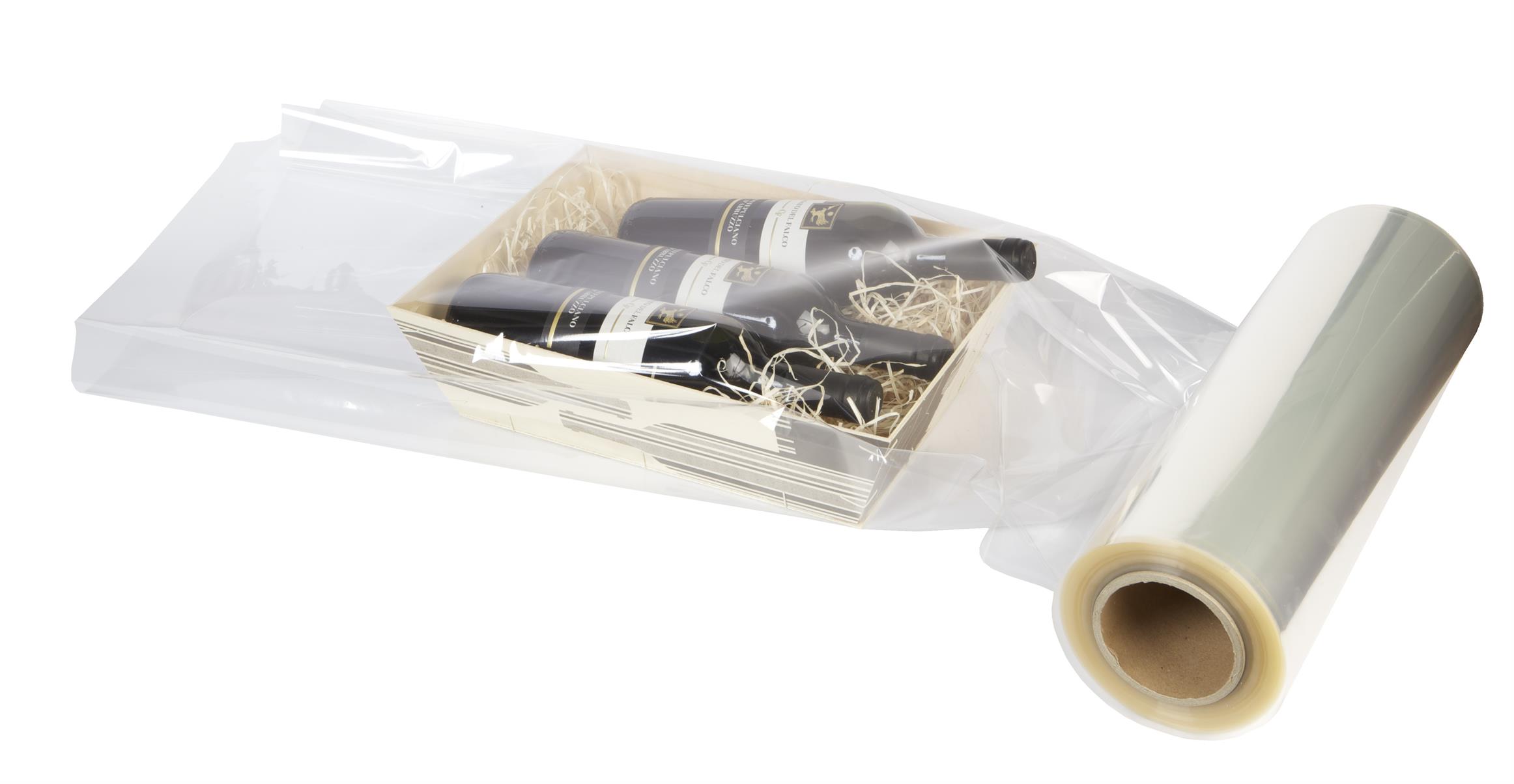 Afbeeldingen van Rol bopp buisfolie 20 cm 200 mtr 35 my