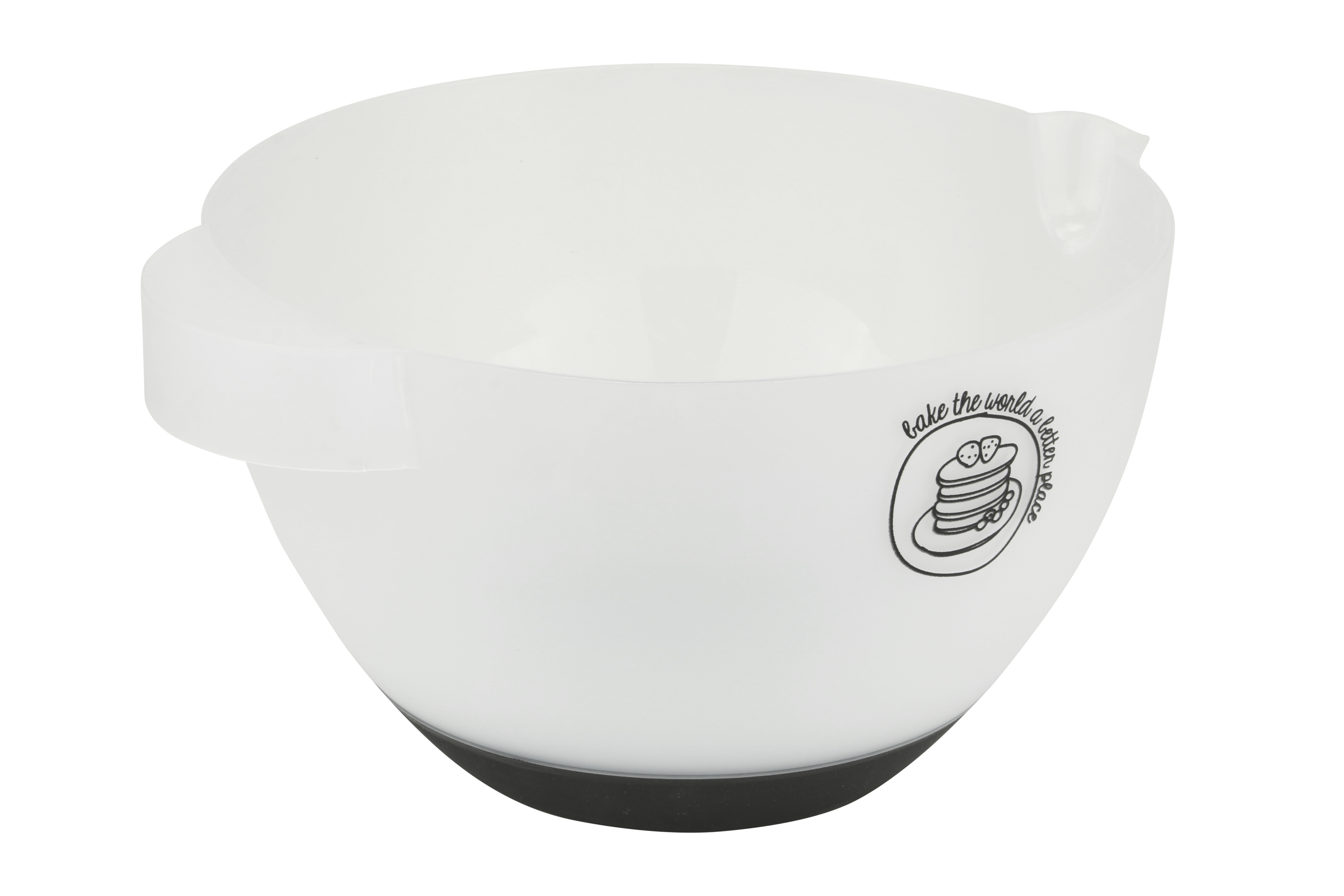 Afbeeldingen van Kunststof beslagkom 23x13,8 cm Bake the world...