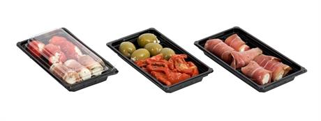 Afbeeldingen van Ds à 600 ops deksel transparant voor tray 17x9 cm