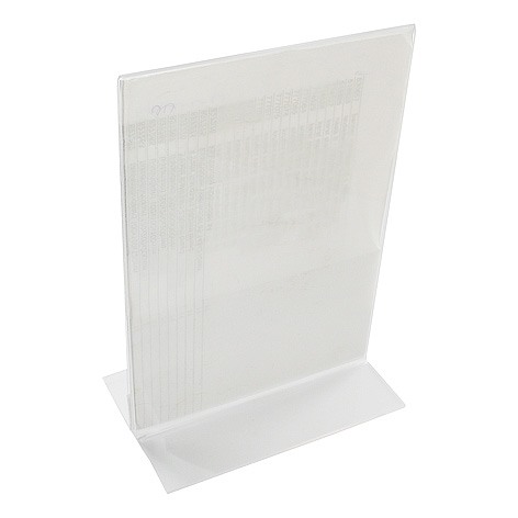 Afbeeldingen van Acryl menustandaard a5 14,8x21 cm  