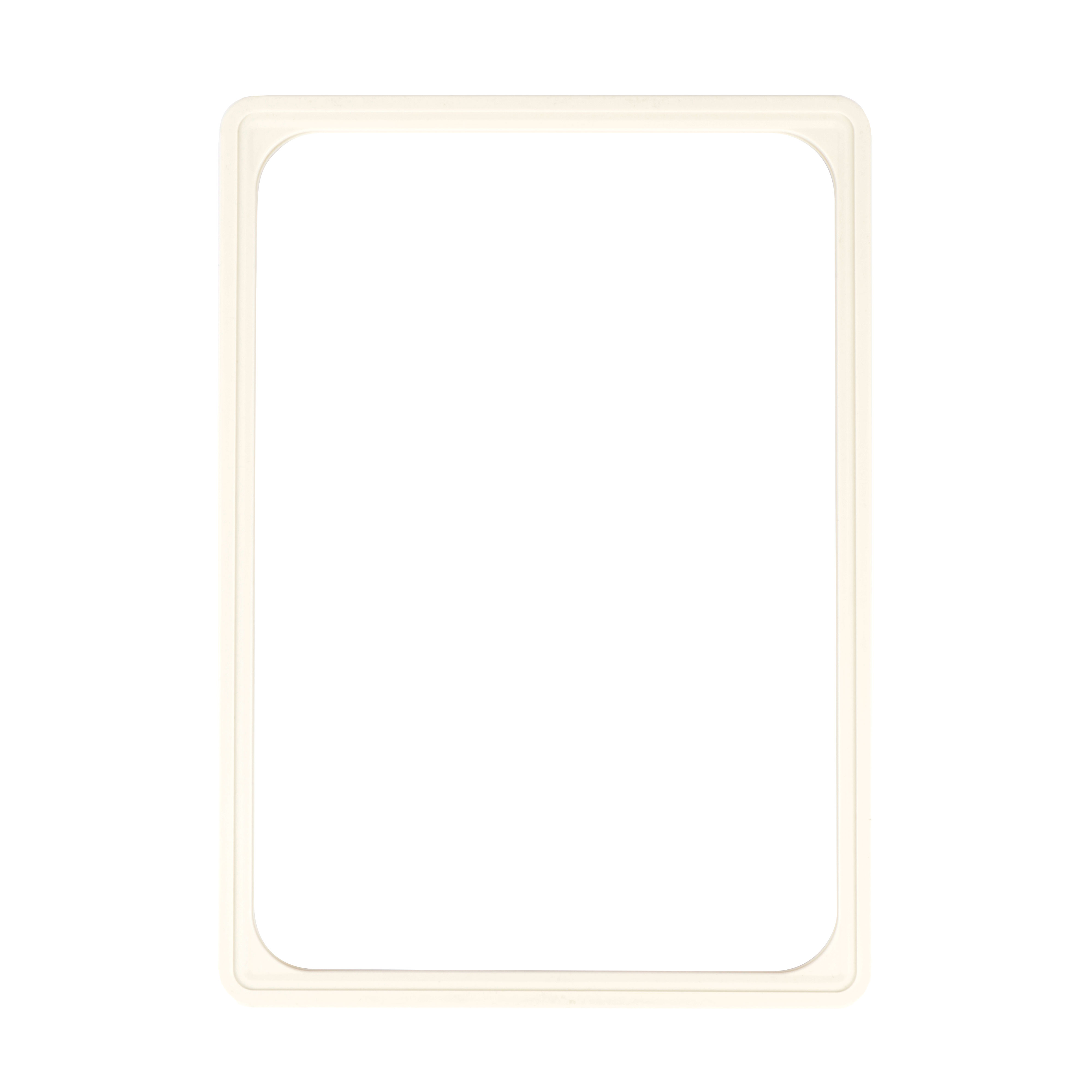 Afbeeldingen van Prijskaartraam a4 kunststof wit 