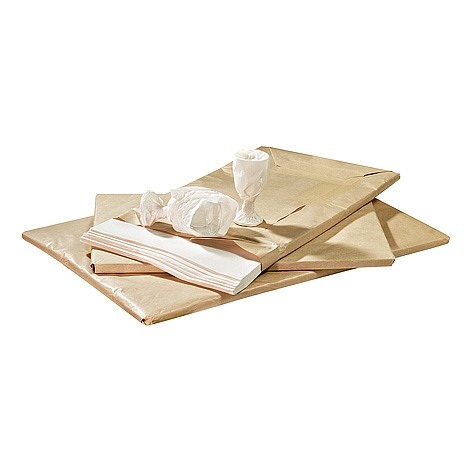 Afbeeldingen van Pak à 480 vel zijdevloei 37x50 cm wit gebleekt