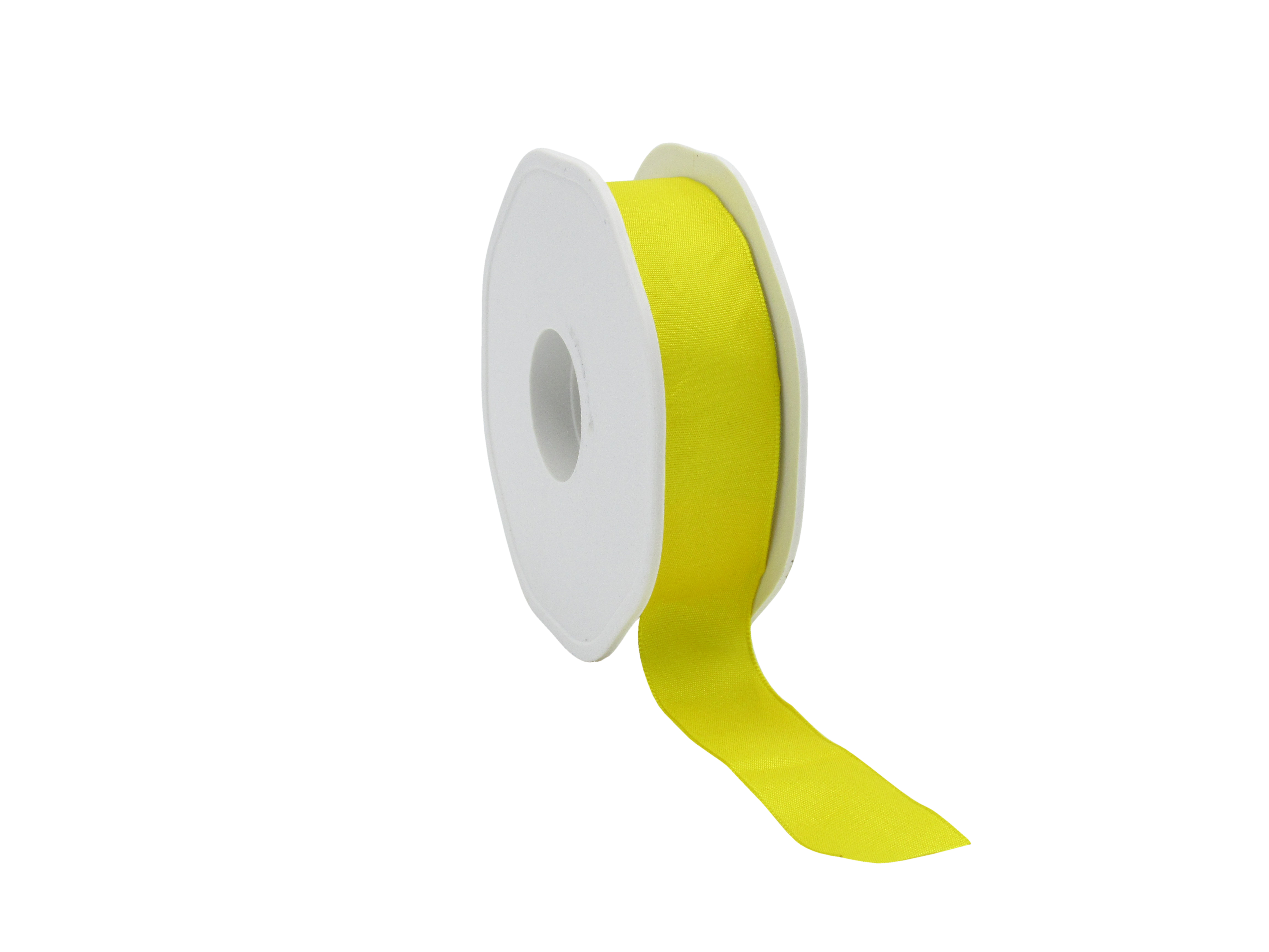 Afbeeldingen van Rol elegancelint bedraad 23 mm 20 mtr geel
