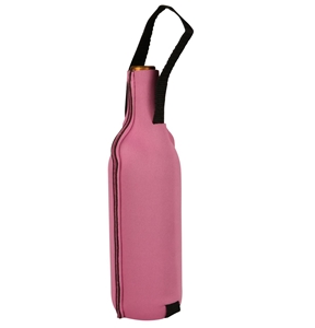 Afbeelding van Flesdrager neopreen 1 fles roze