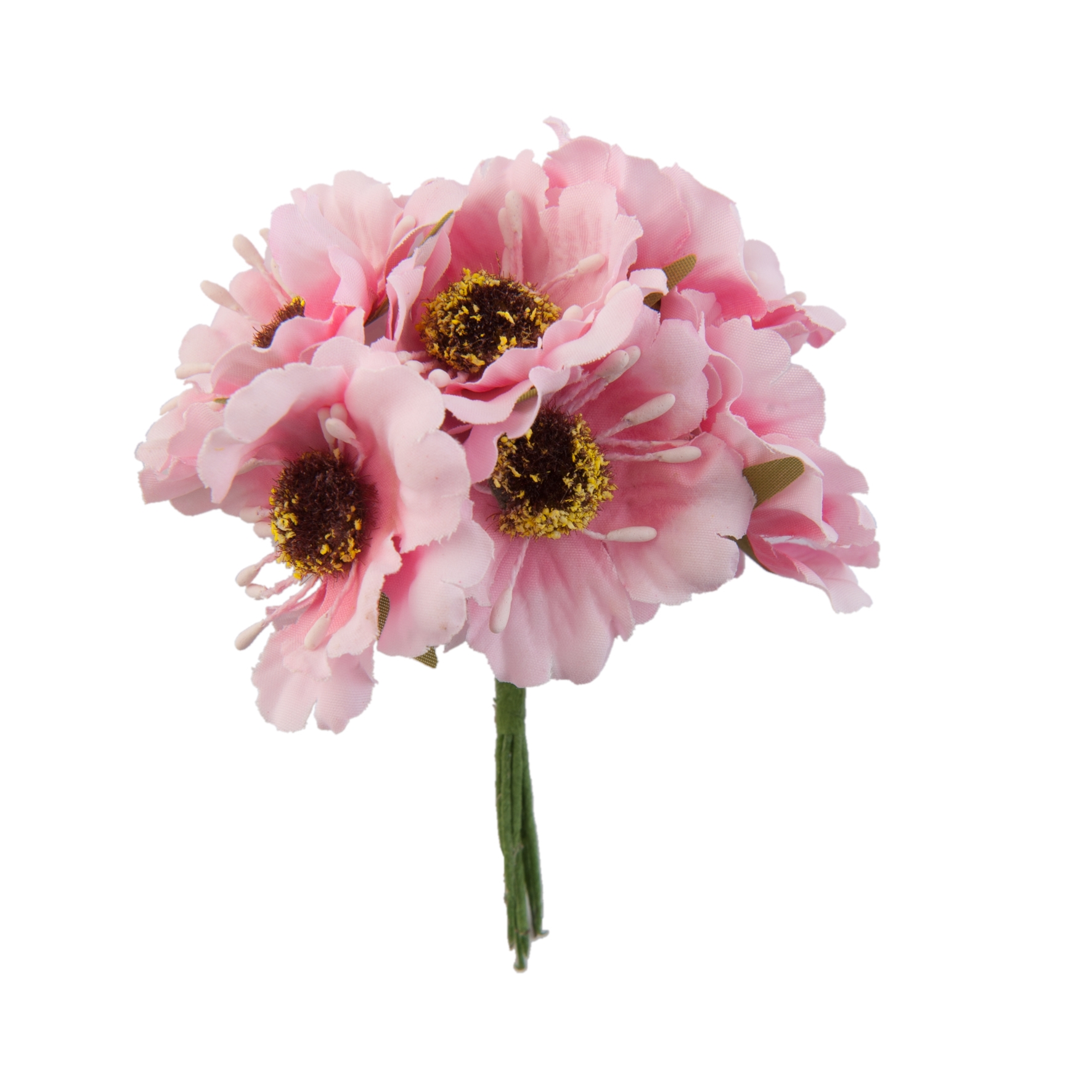Afbeelding van Zak à 60 decoratie bloem r4,5x8,5 cm roze