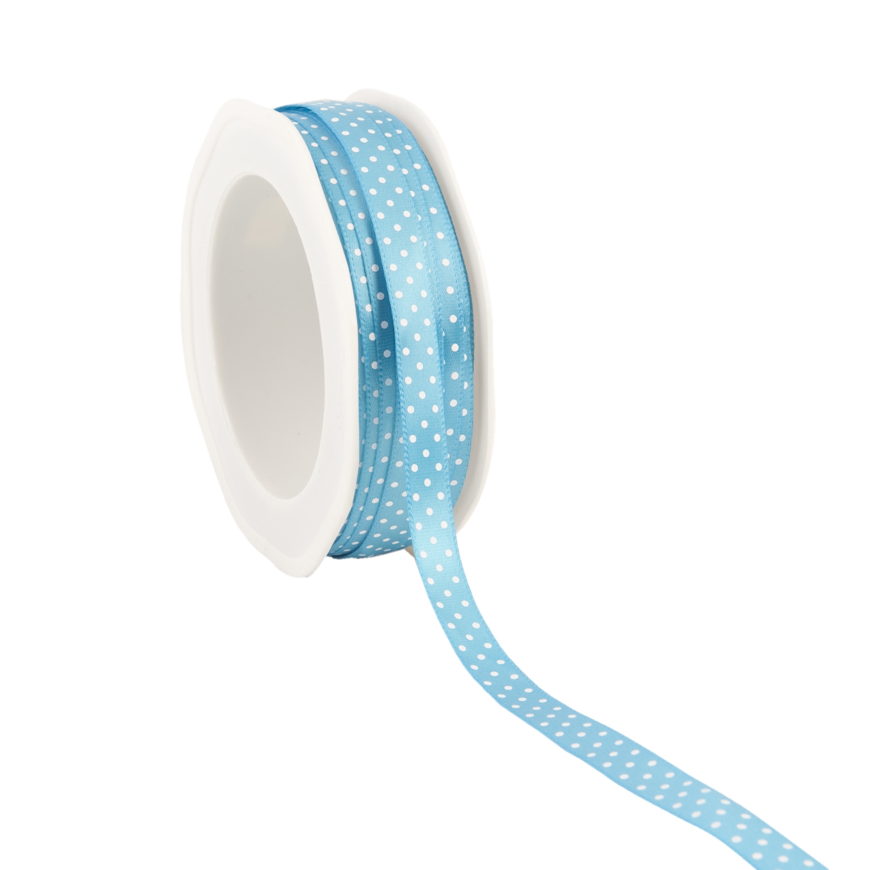 Picture of Rol textiellint 10 mm 25 mtr Dots turquoise (uc)