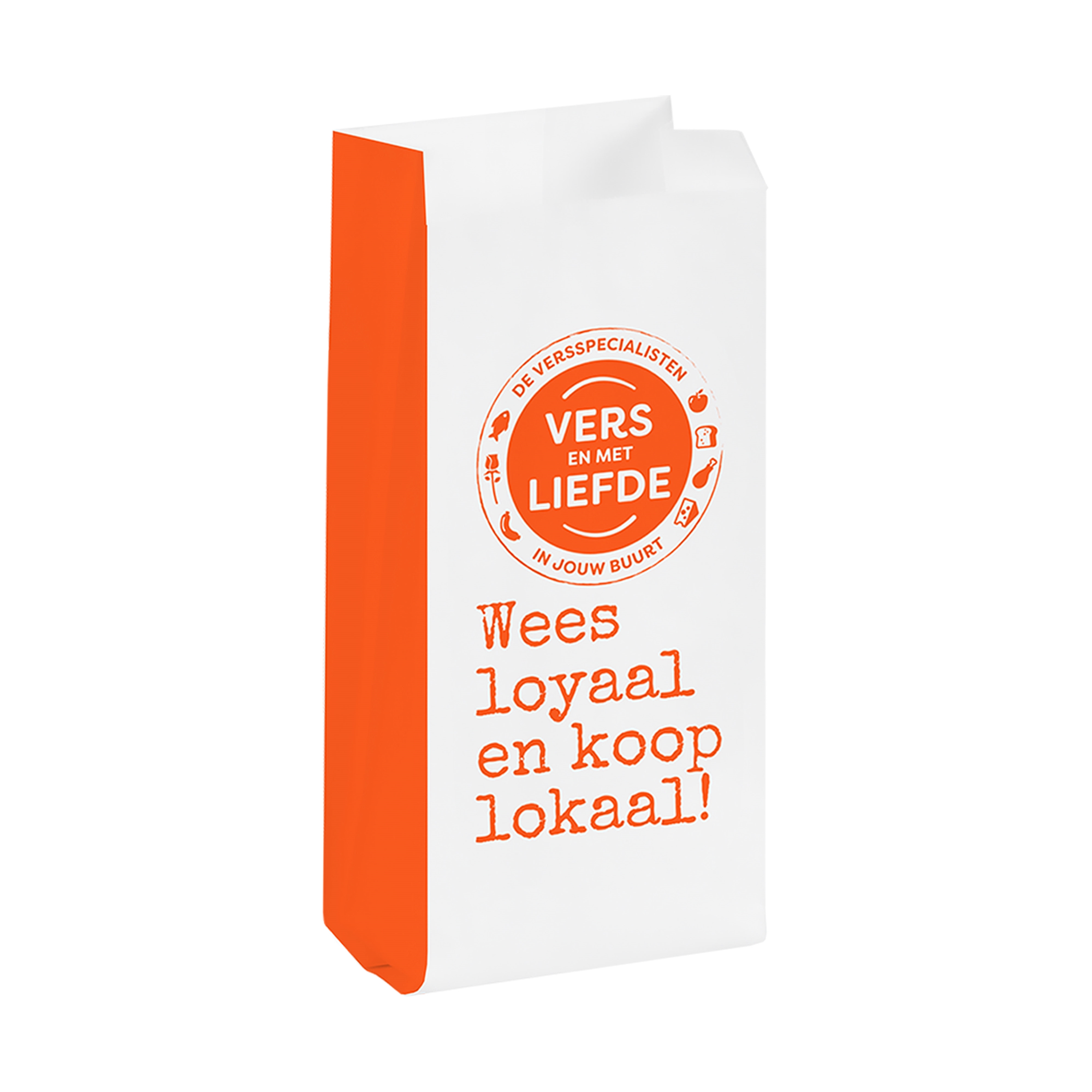 Afbeelding van Ds à 10 kg gevoerde zak 0,5p "Wees Loyaal koop lokaal"(uc)