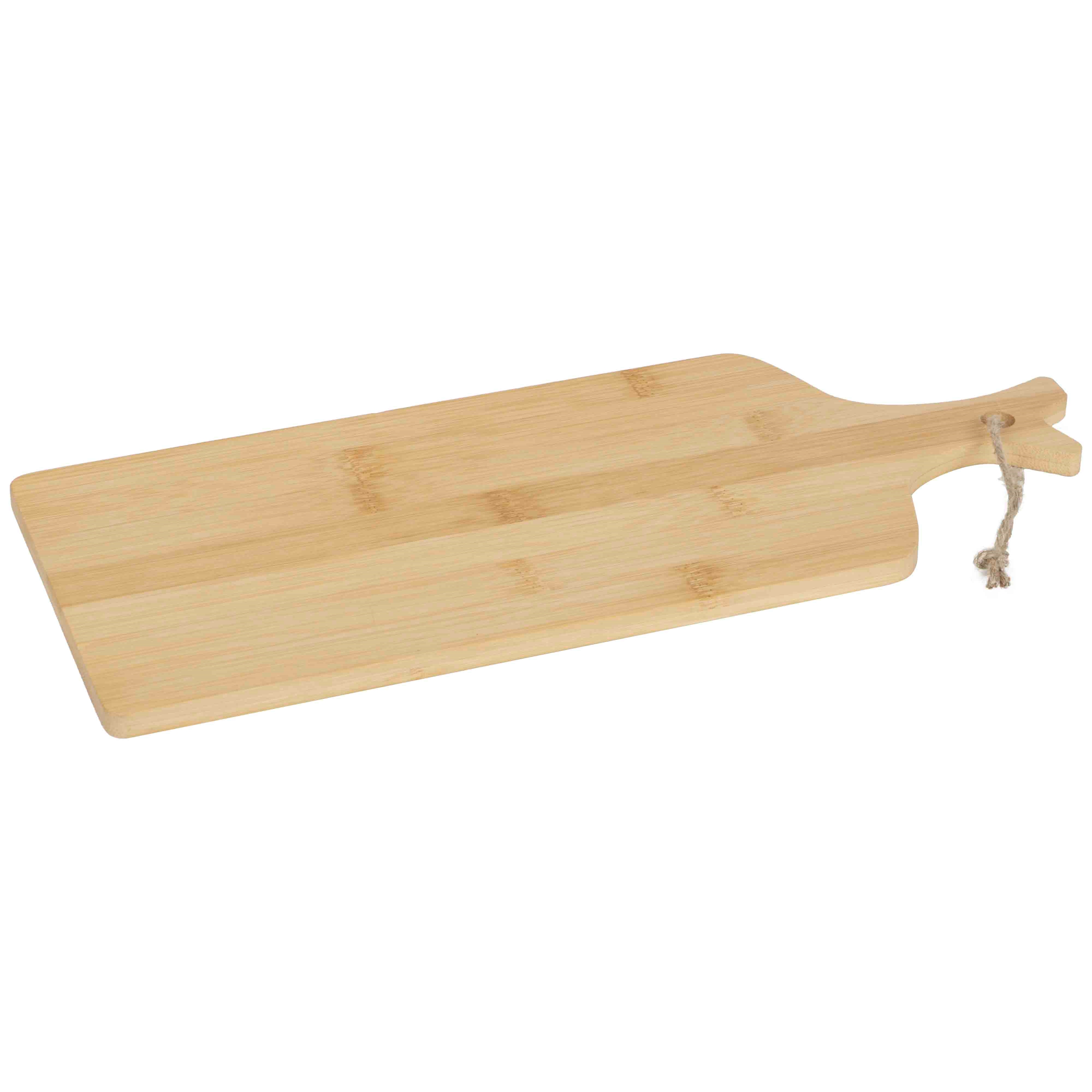Picture of Bamboe plank 39,5x16x1 cm met greep en koord 