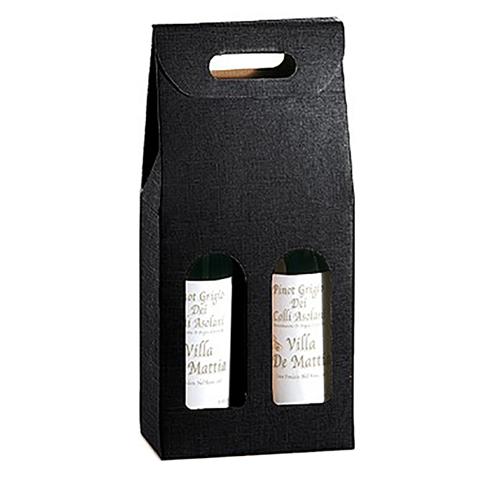 Picture of Ds à 30 draagkarton 2 fles zwart 18x9x38,5 cm 
