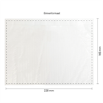 Picture of Ds à 1000 papieren paklijst envelop 22,8x16,5 cm onbedrukt 
