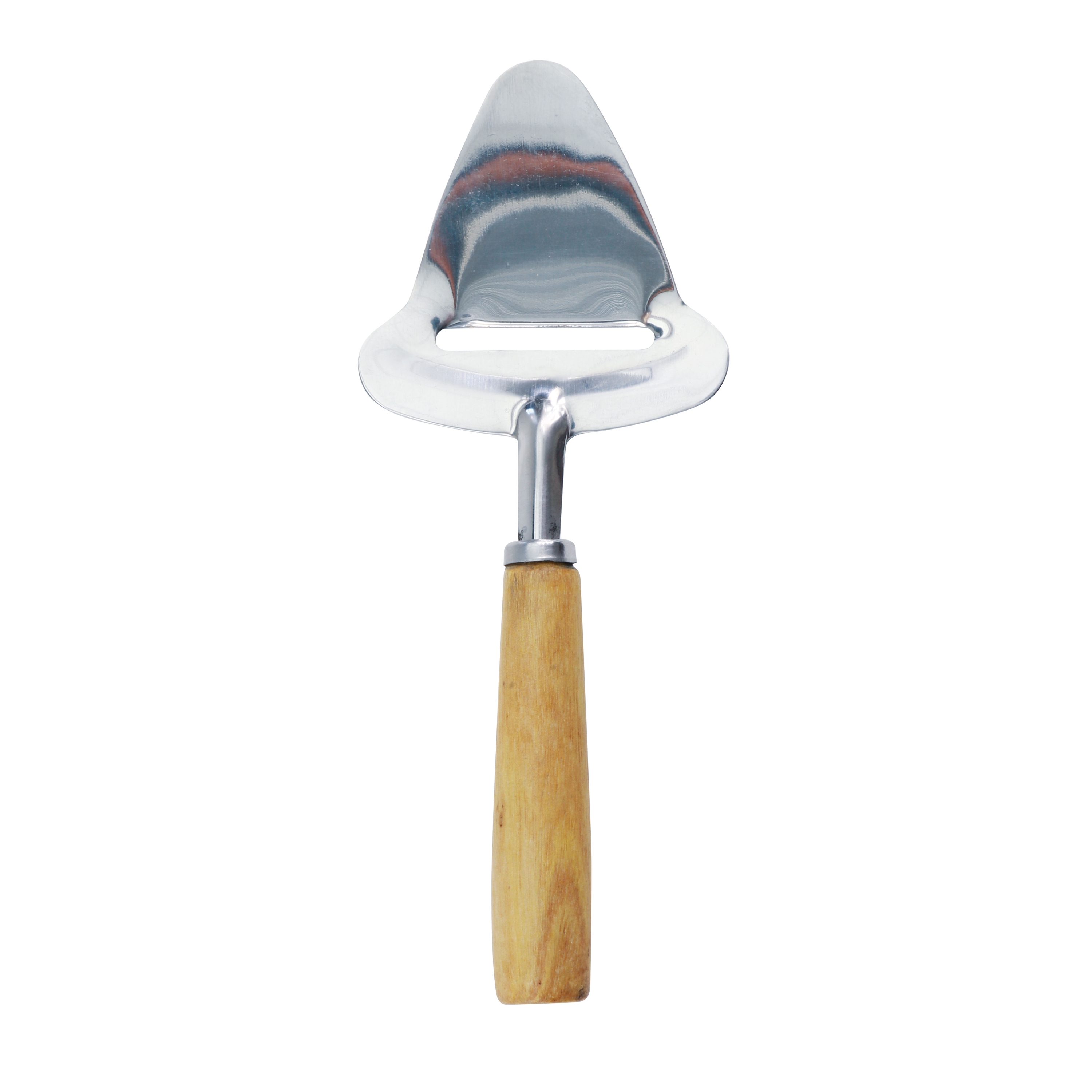 Picture of Mini kaasschaaf 12,5 cm rvs met houten greep  