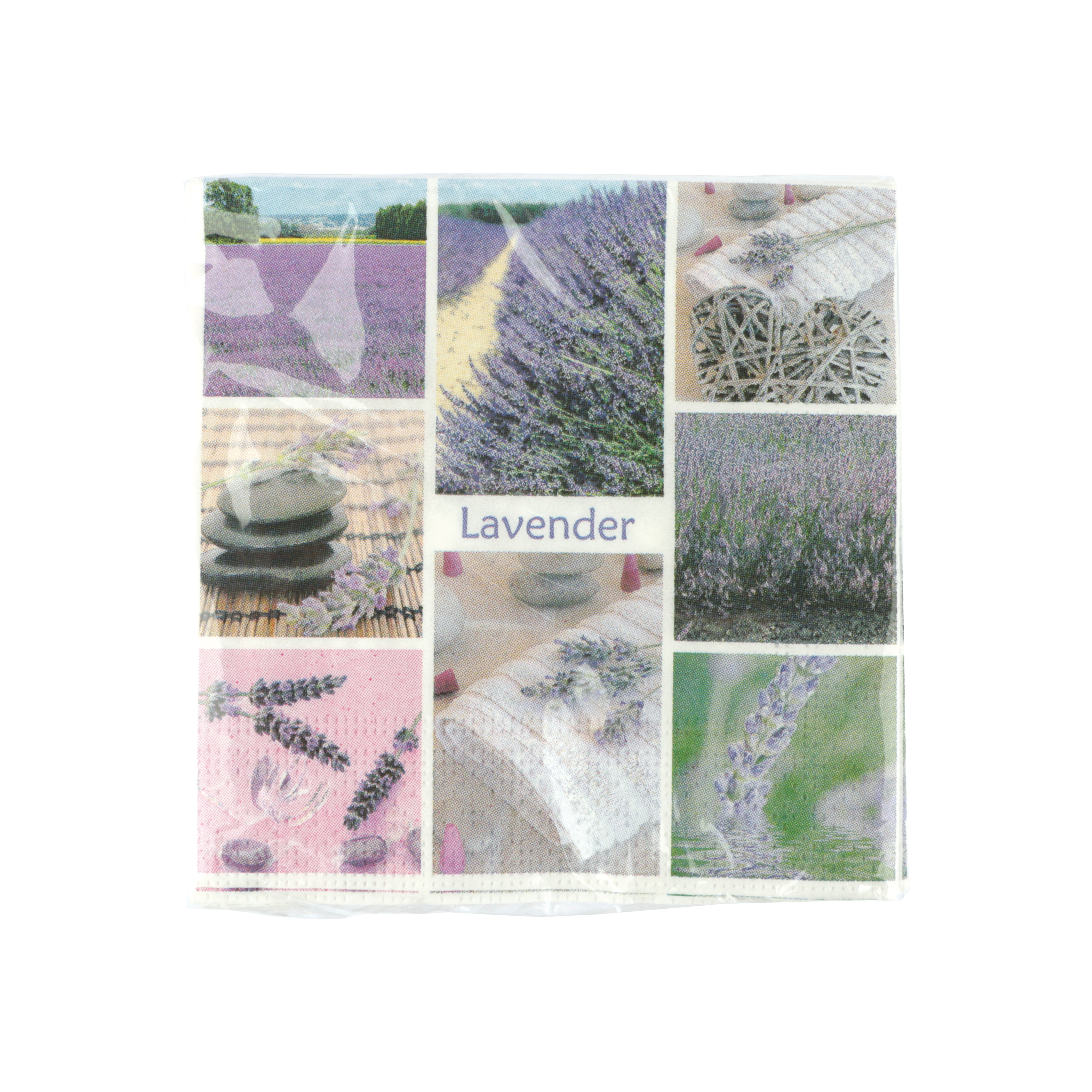 Afbeelding van Pak à 20 servetten 22x22 cm Lavendel