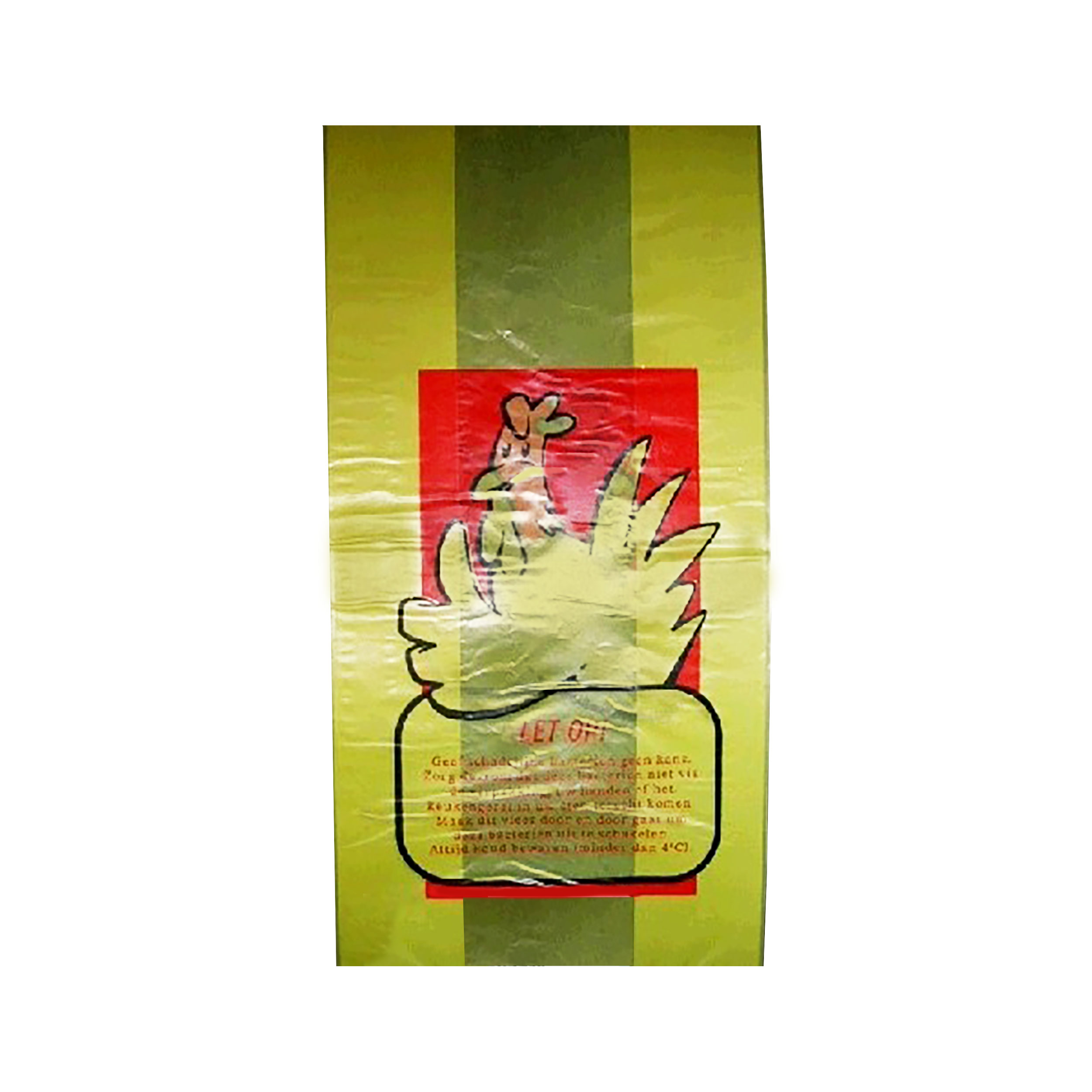 Afbeelding van Pak à 1000 gele hdpe kip zakken 13x8x27 cm (uc)