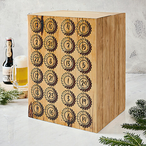 Afbeelding van Geschenkdoos Advent voor krat bier 40,4x30,3x26,5 cm 