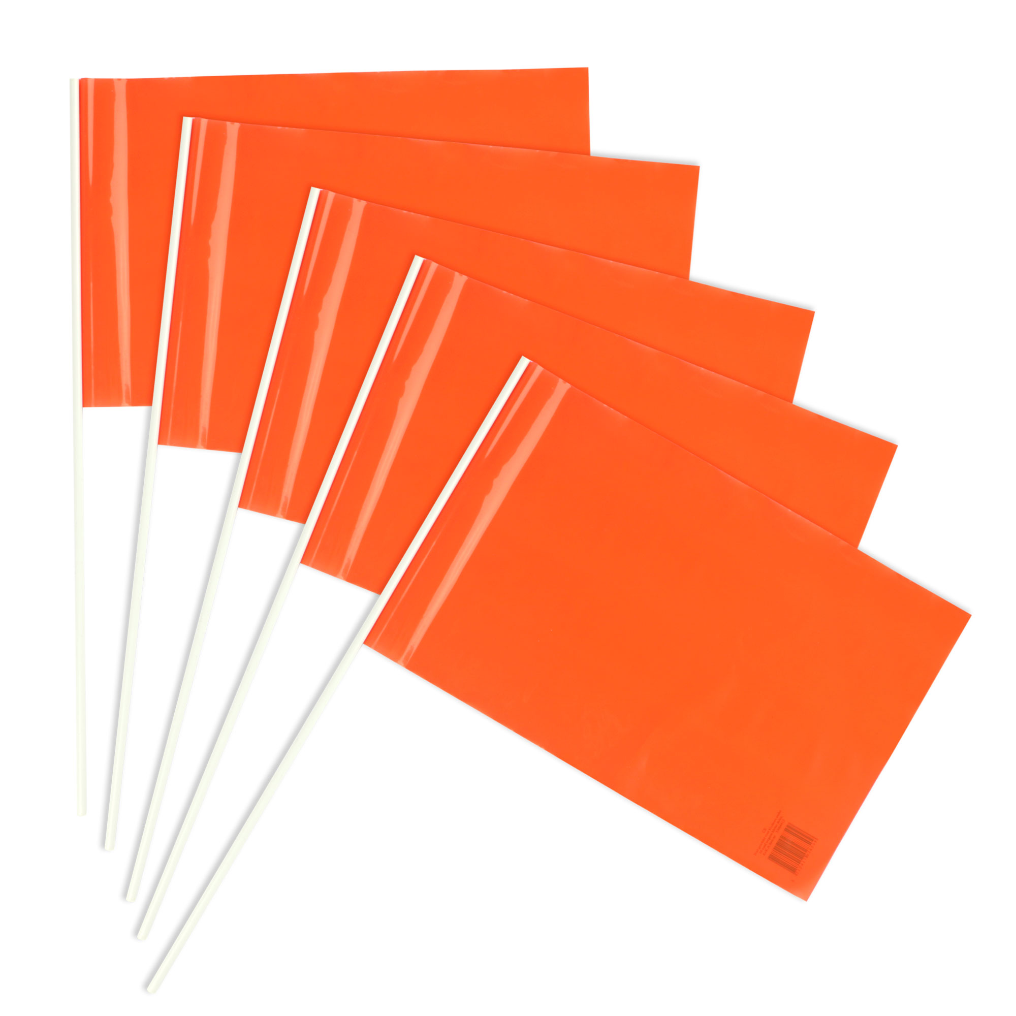 Afbeelding van Zak à 50 zwaaivlag oranje 24x16 cm (ucl)