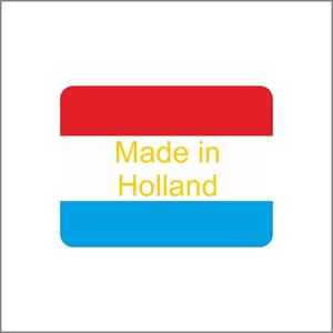 Afbeelding van Ds à 500 kado etiket 3,3x2,5 cm Made in Holland 
